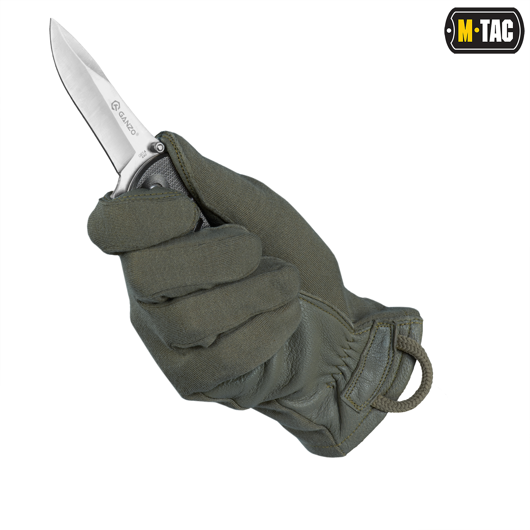 M-Tac рукавички Nomex Sport Leather Olive M-Tac рукавички Nomex Sport Leather Olive — изображение 5