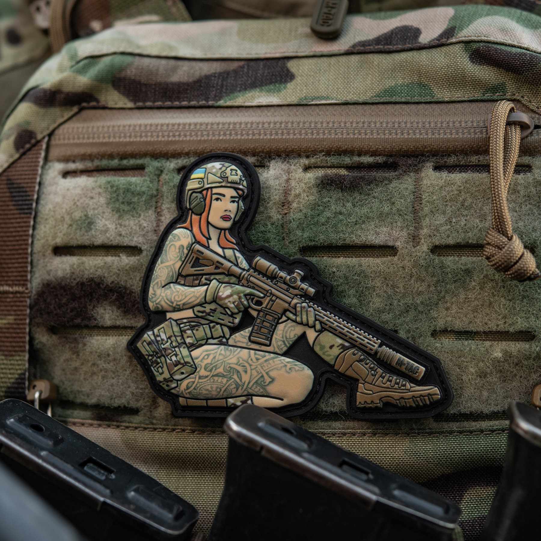 M-Tac нашивка Tactical girl №2 Skandinavik PVC MC M-Tac нашивка Tactical girl №2 Skandinavik PVC MC - Зображення 3