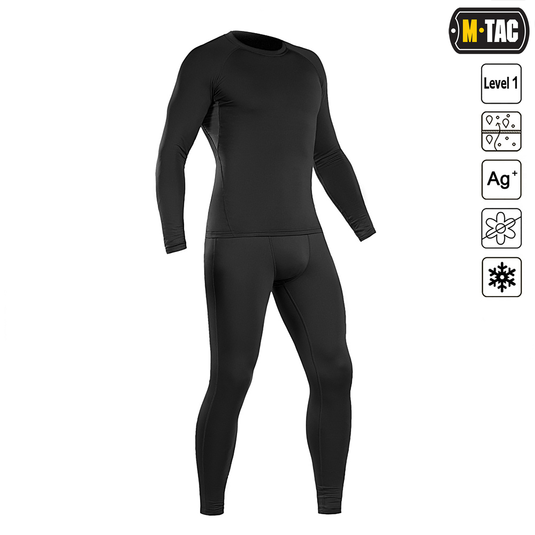 M-Tac термобілизна ThermoLine Black M-Tac термобілизна ThermoLine Black - Зображення 4