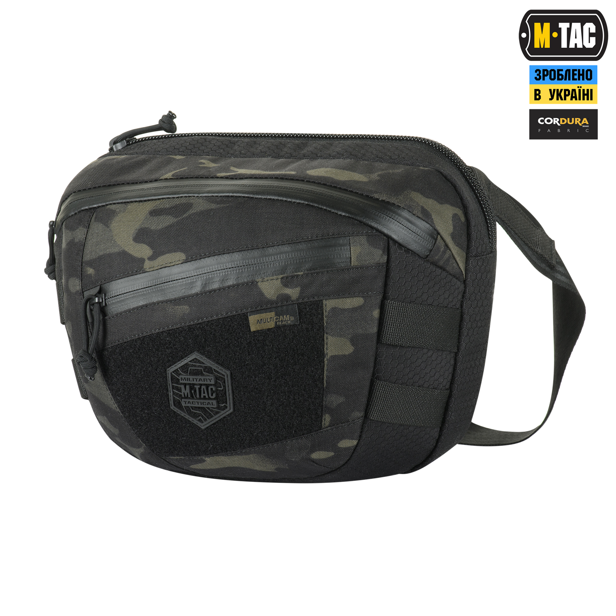 M-Tac сумка Sphaera Hex Hardsling Bag Large з липучкою Elite Multicam Black/Black M-Tac сумка Sphaera Hex Hardsling Bag Large з липучкою Elite Multicam Black/Black