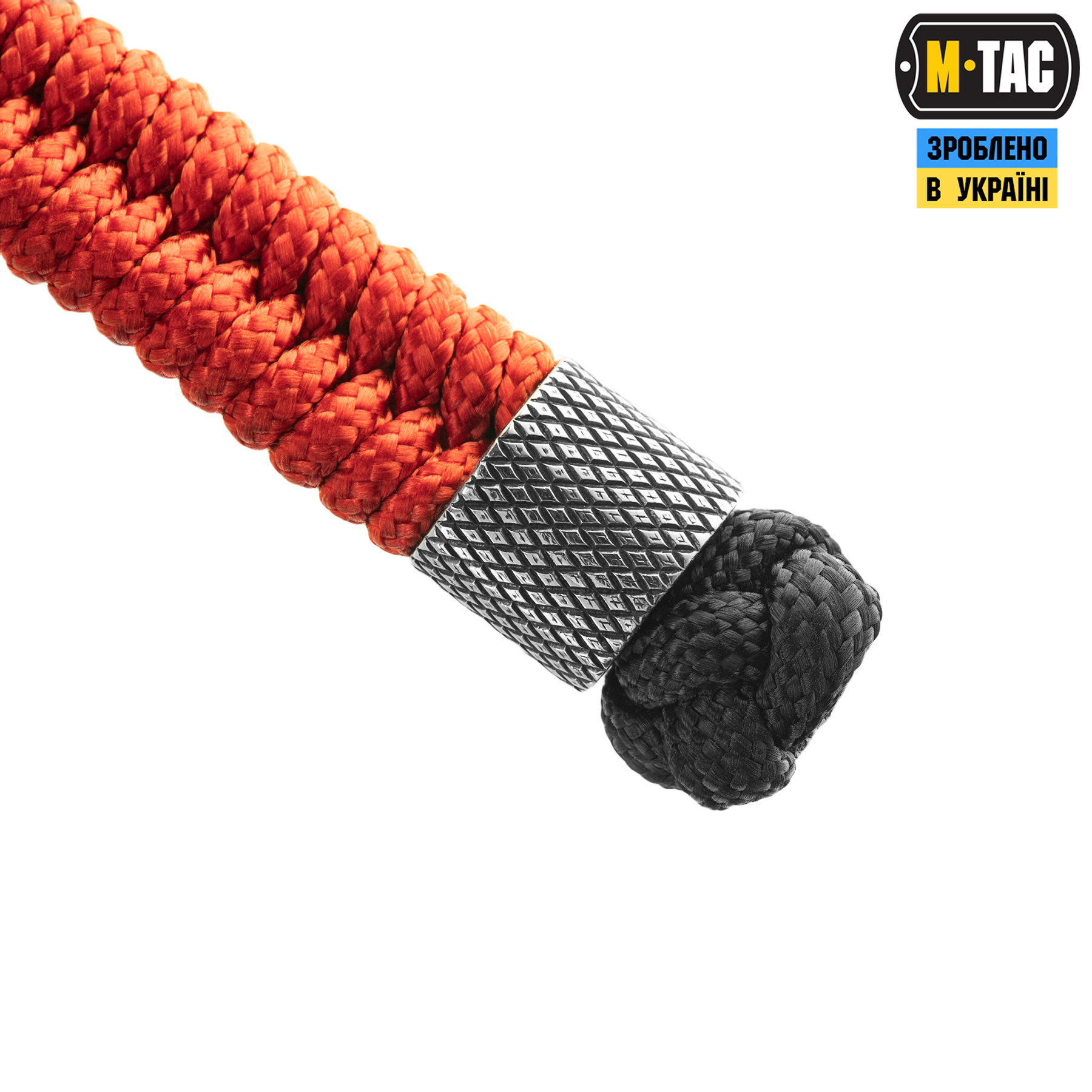 M-Tac темляк Fish&Cylindre Steel Black&Red M-Tac темляк Fish&Cylindre Steel Black&Red - Зображення 3