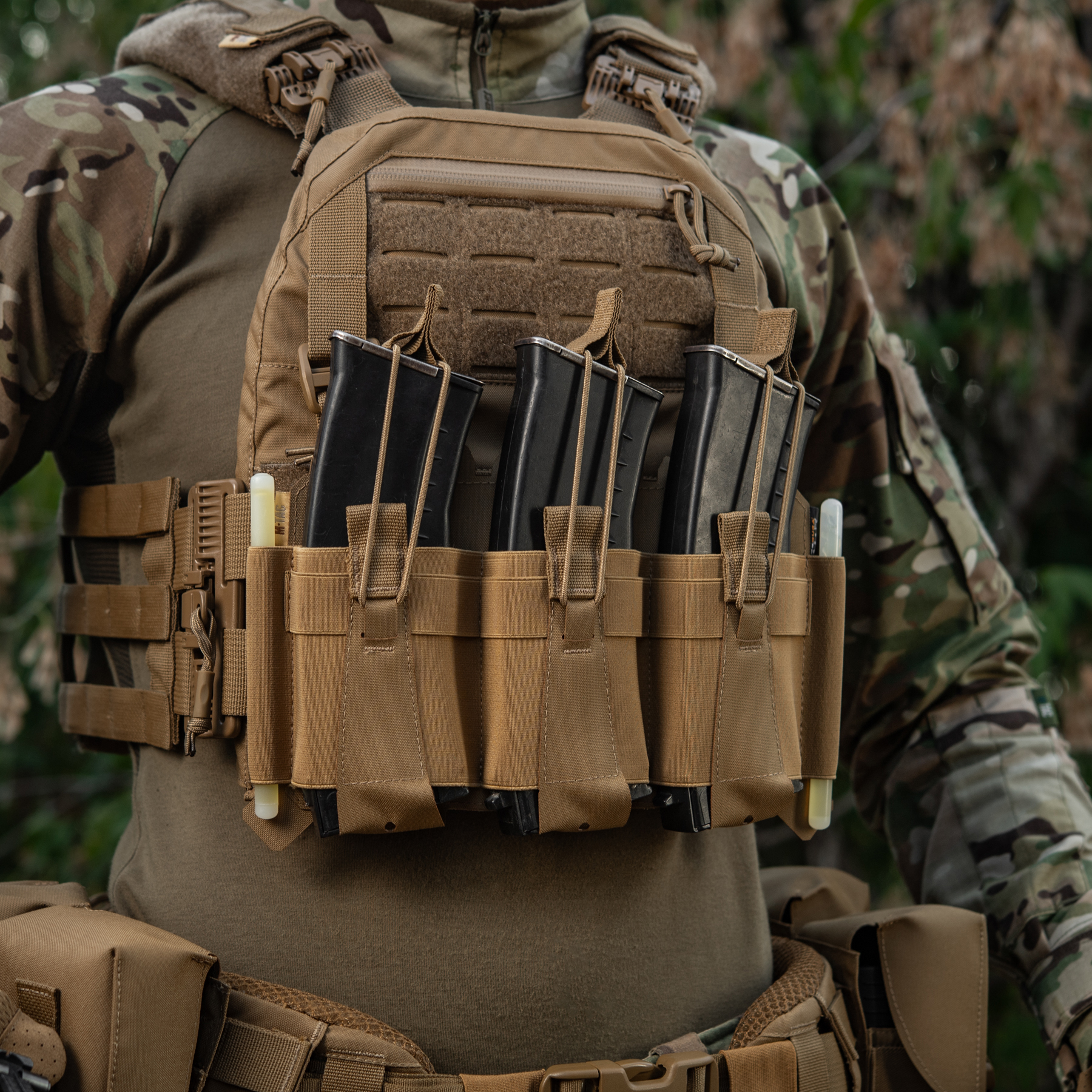 M-Tac передня панель для плитоноски Cuirass QRS на три магазина Coyote M-Tac передня панель для плитоноски Cuirass QRS на три магазина Coyote - Зображення 9