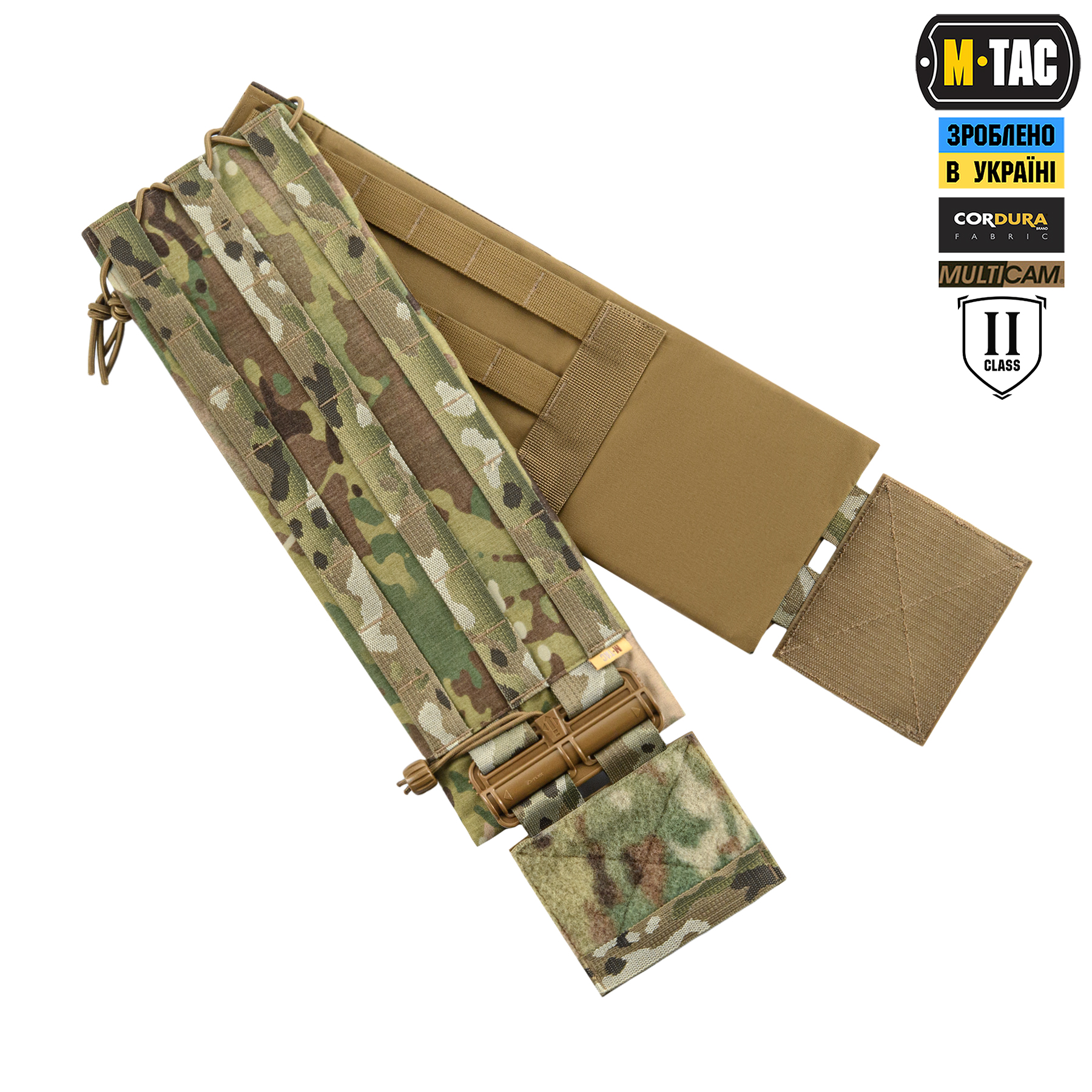 M-Tac камербанд з балістичними пакетами 2 клас для Cuirass Elite Multicam M-Tac камербанд з балістичними пакетами 2 клас для Cuirass Elite Multicam