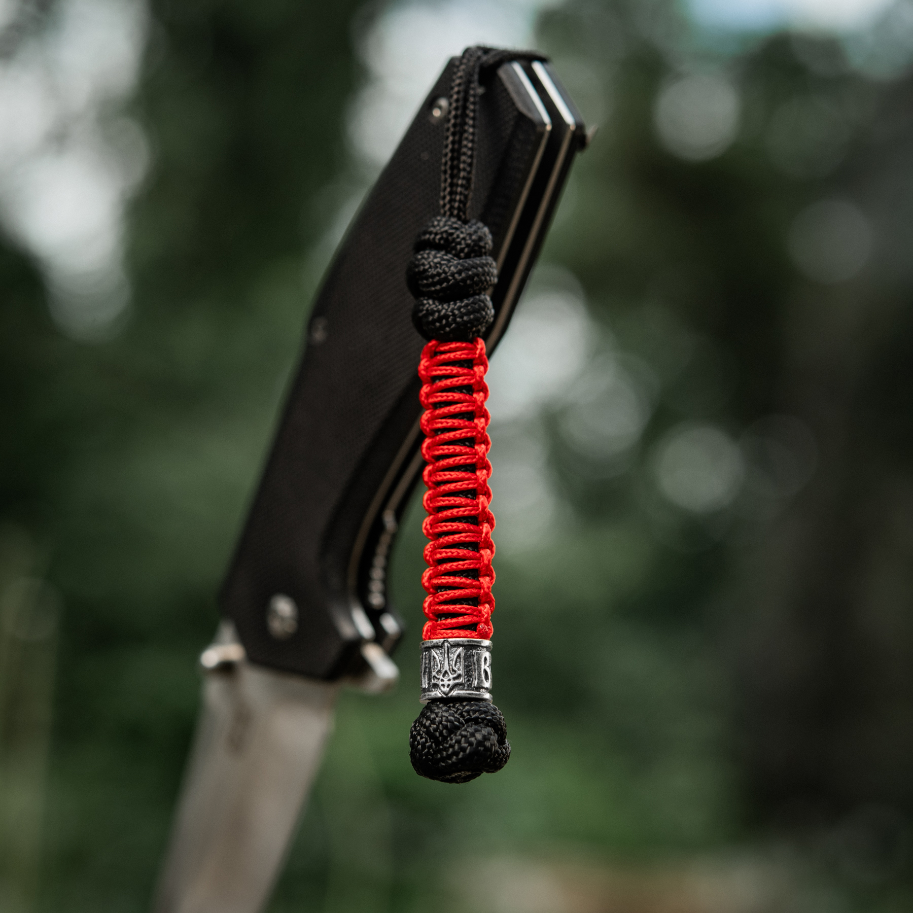 M-Tac темляк Scandinavian Воля Silver Black&Red M-Tac темляк Scandinavian Воля Silver Black&Red — изображение 6