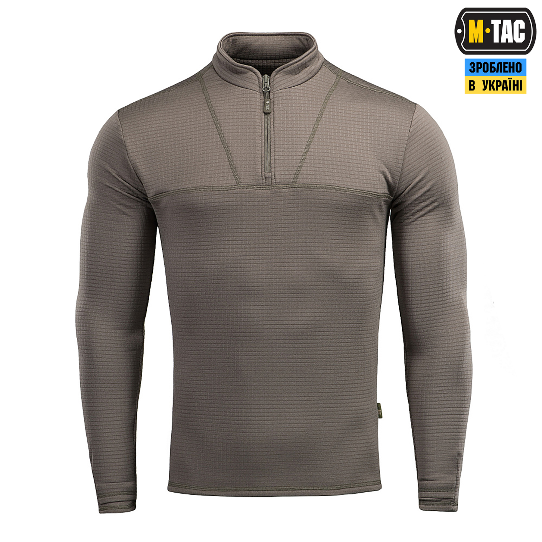 M-Tac терморубашка флис Delta Level 2 Dark Olive терморубашка флис Dark Olive M-Tac термосорочка фліс Delta Level 2 Dark Olive — изображение 2