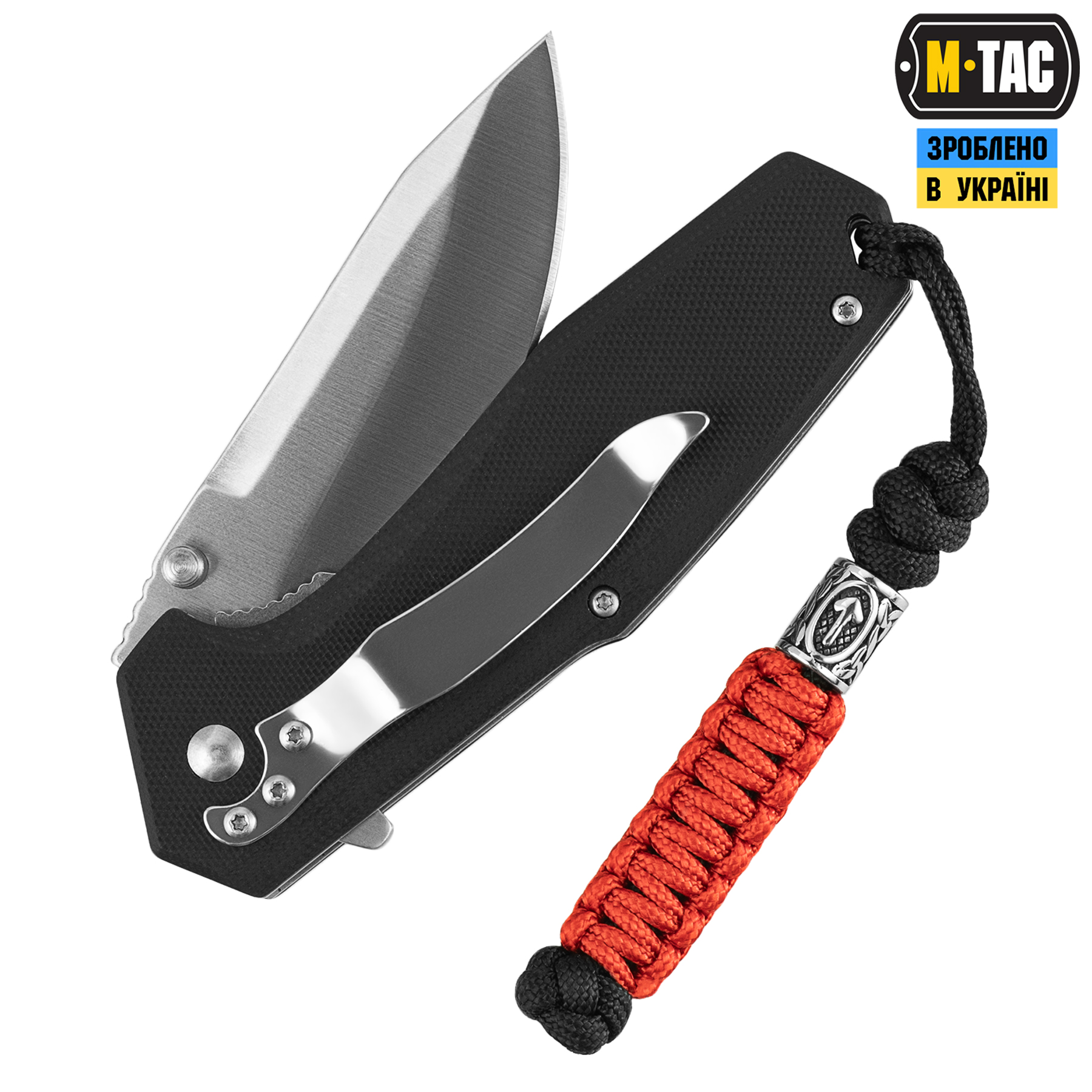 M-Tac темляк Teivaz rune Steel Black&Red M-Tac темляк Teivaz rune Steel Black&Red — изображение 2