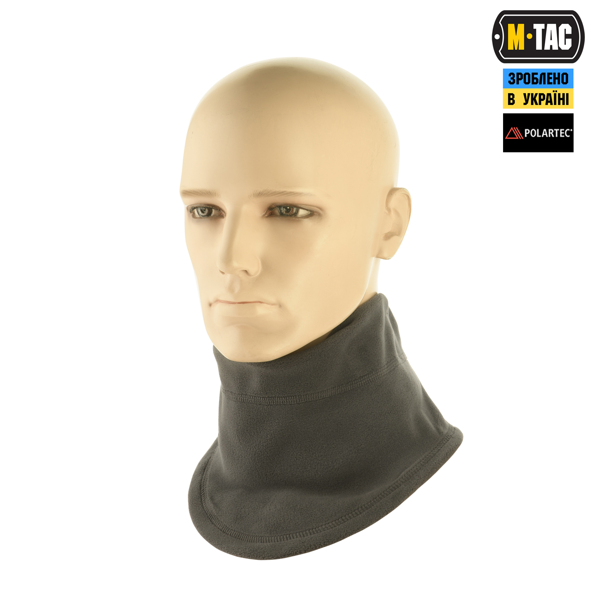 M-Tac шарф-труба анатомічний з затяжкою Polartec Dark Grey M-Tac шарф-труба анатомічний з затяжкою Polartec Dark Grey - Зображення 2