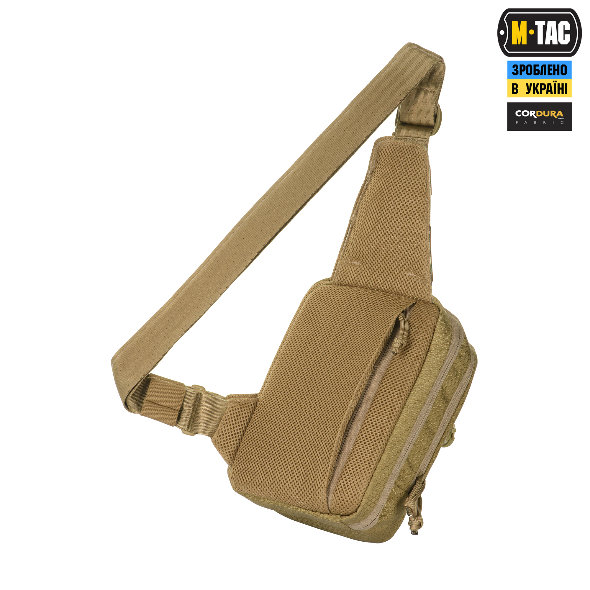 M-Tac сумка Sling Pistol Bag Elite Hex с липучкой Multicam/Coyote M-Tac сумка Sling Pistol Bag Elite Hex з липучкою Multicam/Coyote — изображение 3