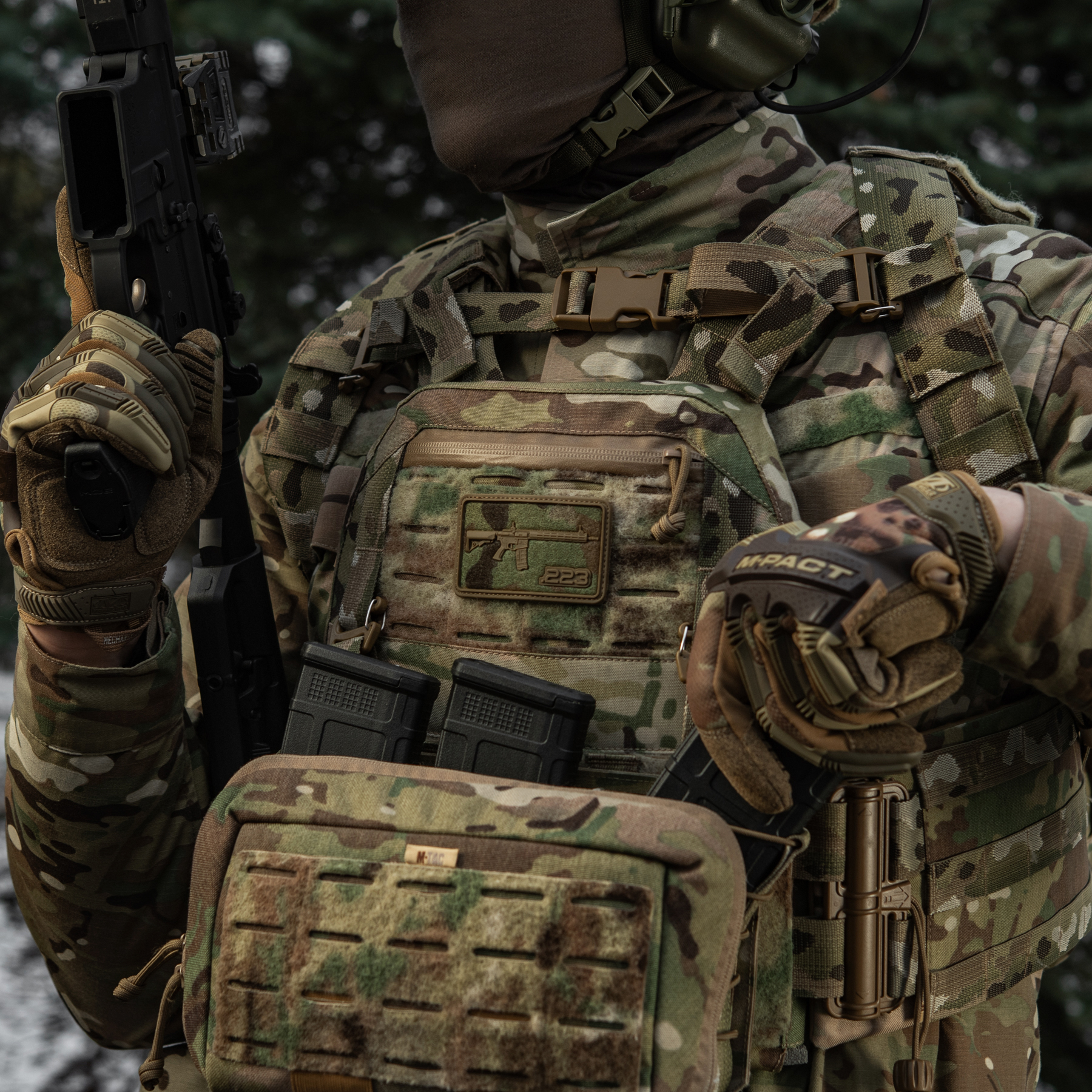 M-Tac нашивка AR-15 Velcro/PVC MC M-Tac нашивка AR-15 Velcro/PVC MC - Зображення 2
