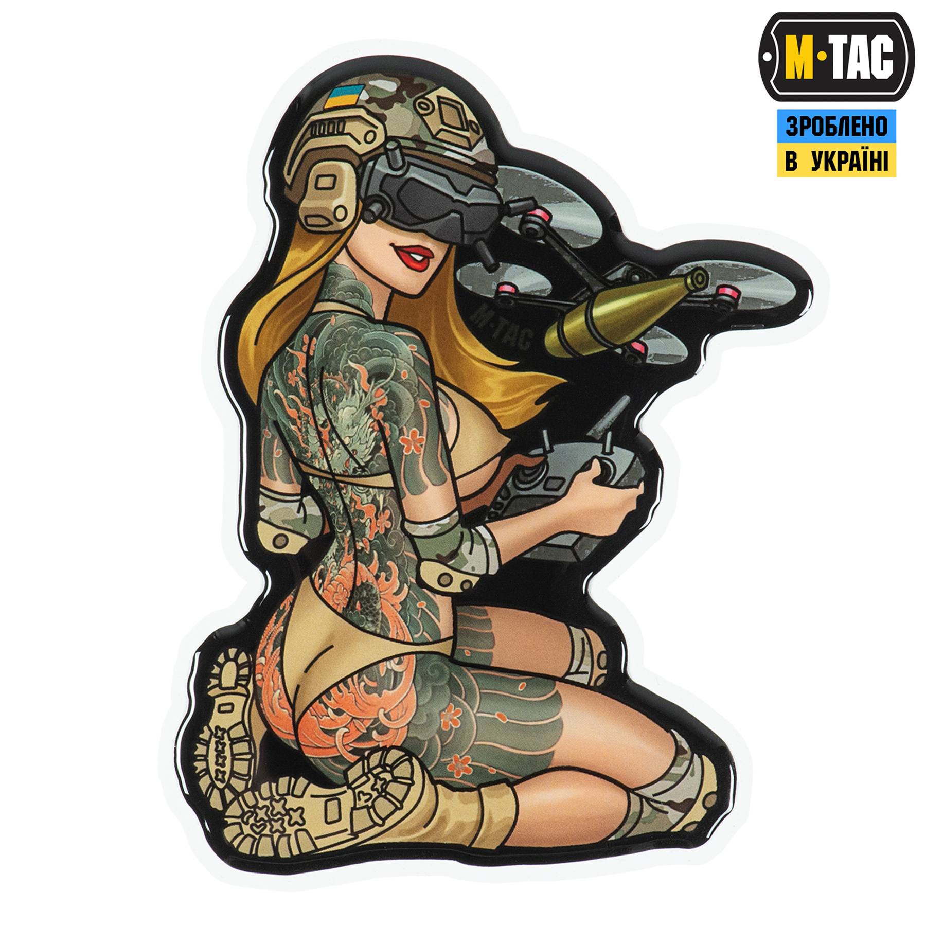 M-Tac наклейка Tactical girl №6 Якудза M-Tac наклейка Tactical girl №6 Якудза