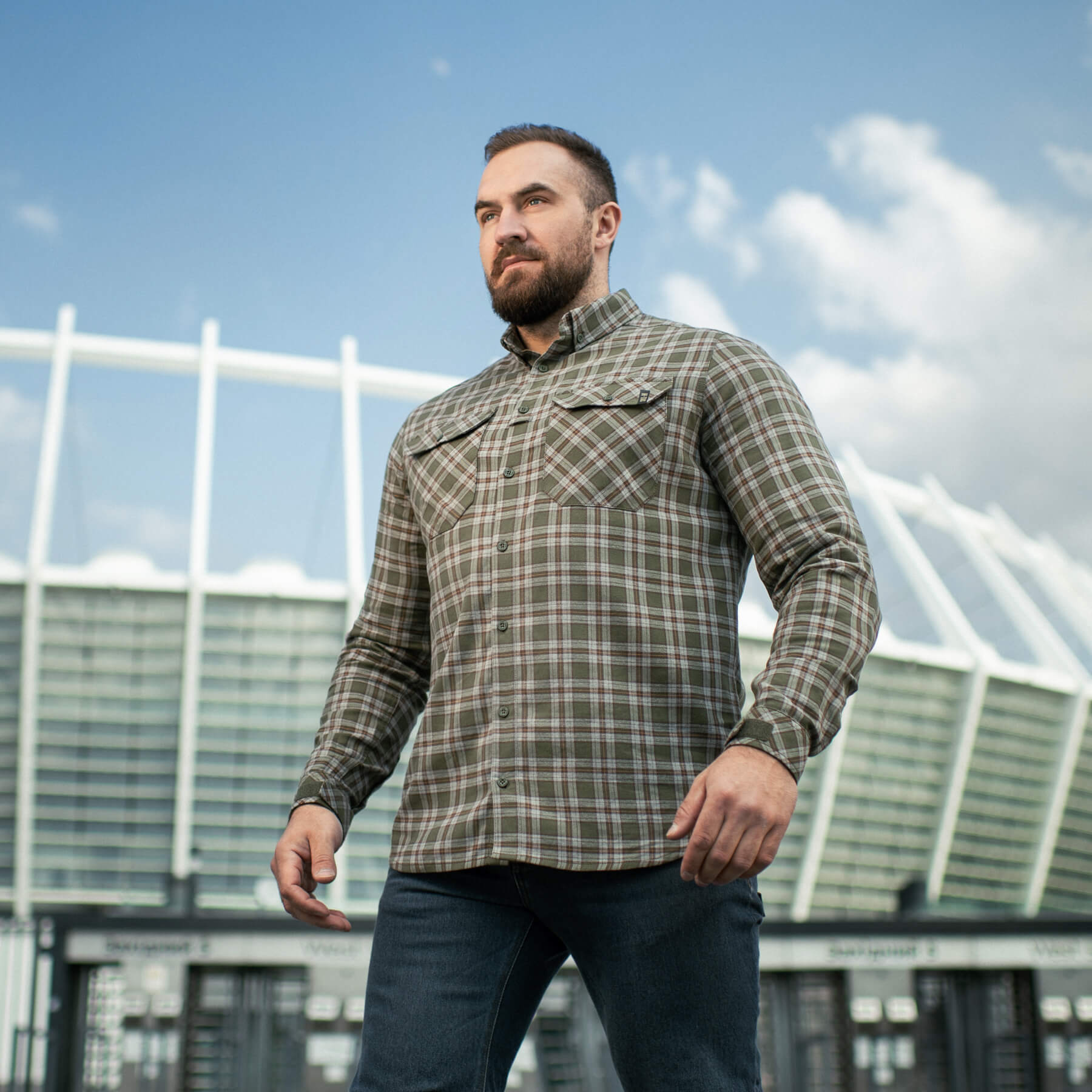 M-Tac сорочка Lumberjack Cotton Shirt Olive/Grey M-Tac сорочка Lumberjack Cotton Shirt Olive/Grey - Зображення 9