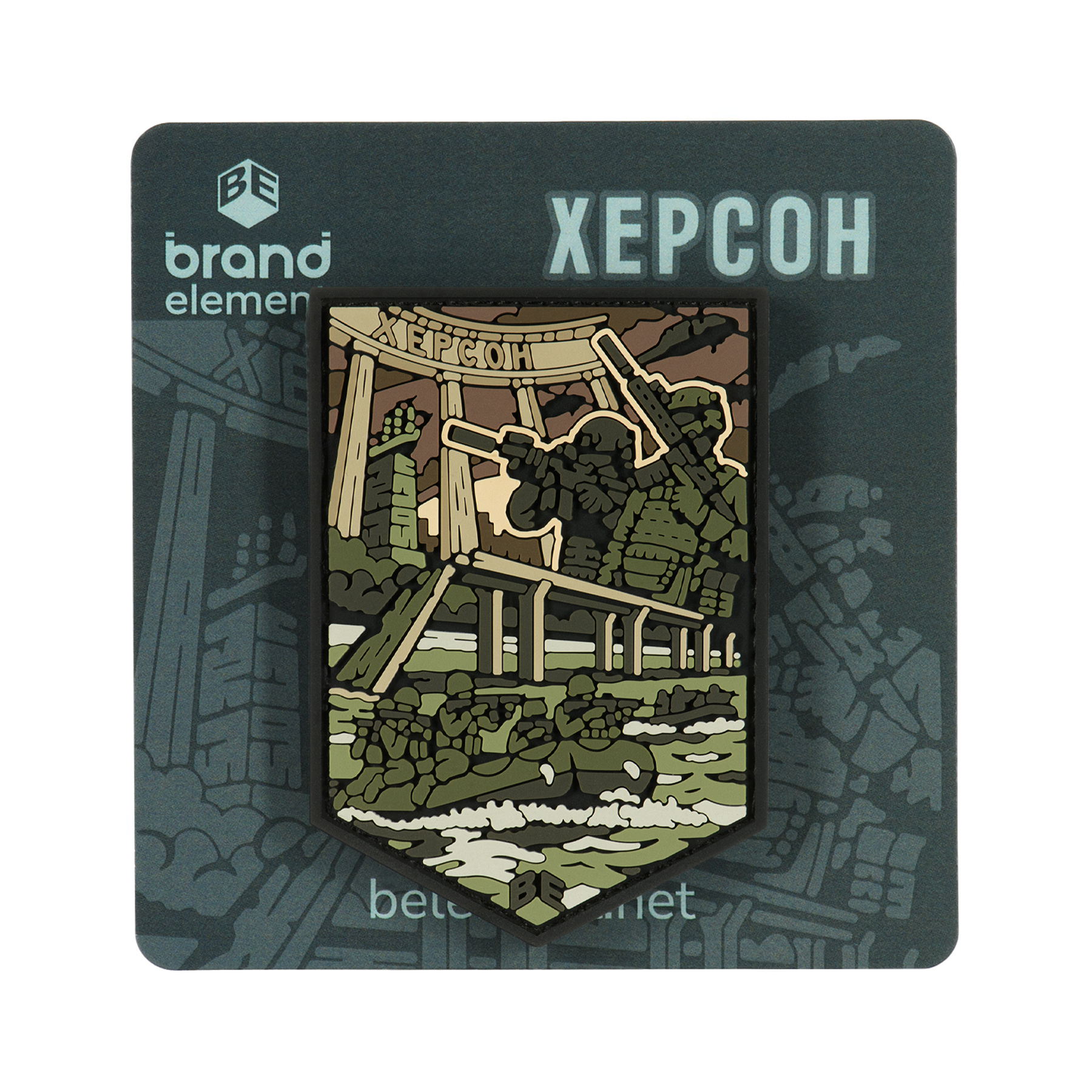 Brand Element нашивка Херсон PVC olive Brand Element нашивка Херсон PVC olive - Зображення 2