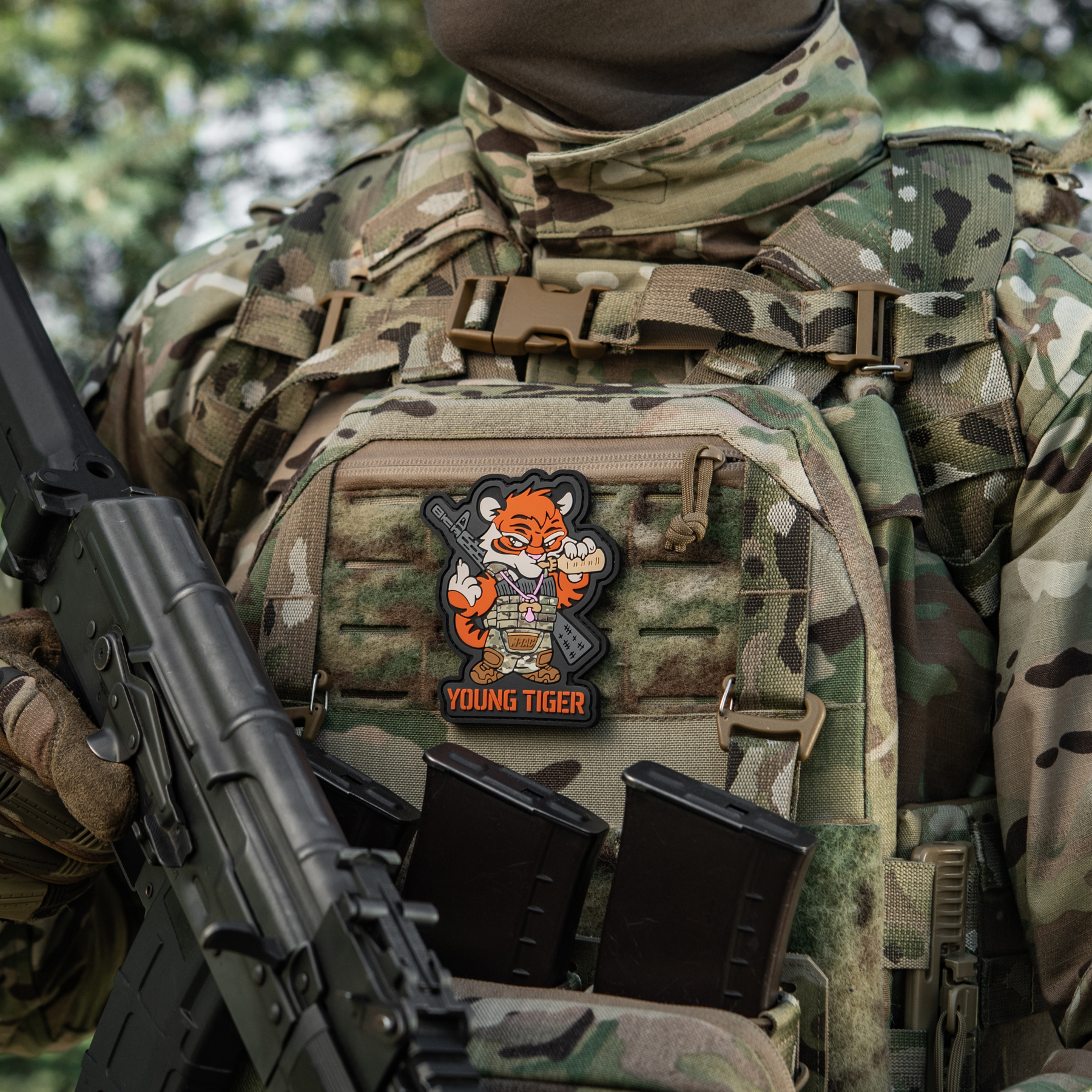 M-Tac нашивка Young Tiger PVC M-Tac нашивка Young Tiger PVC - Зображення 2