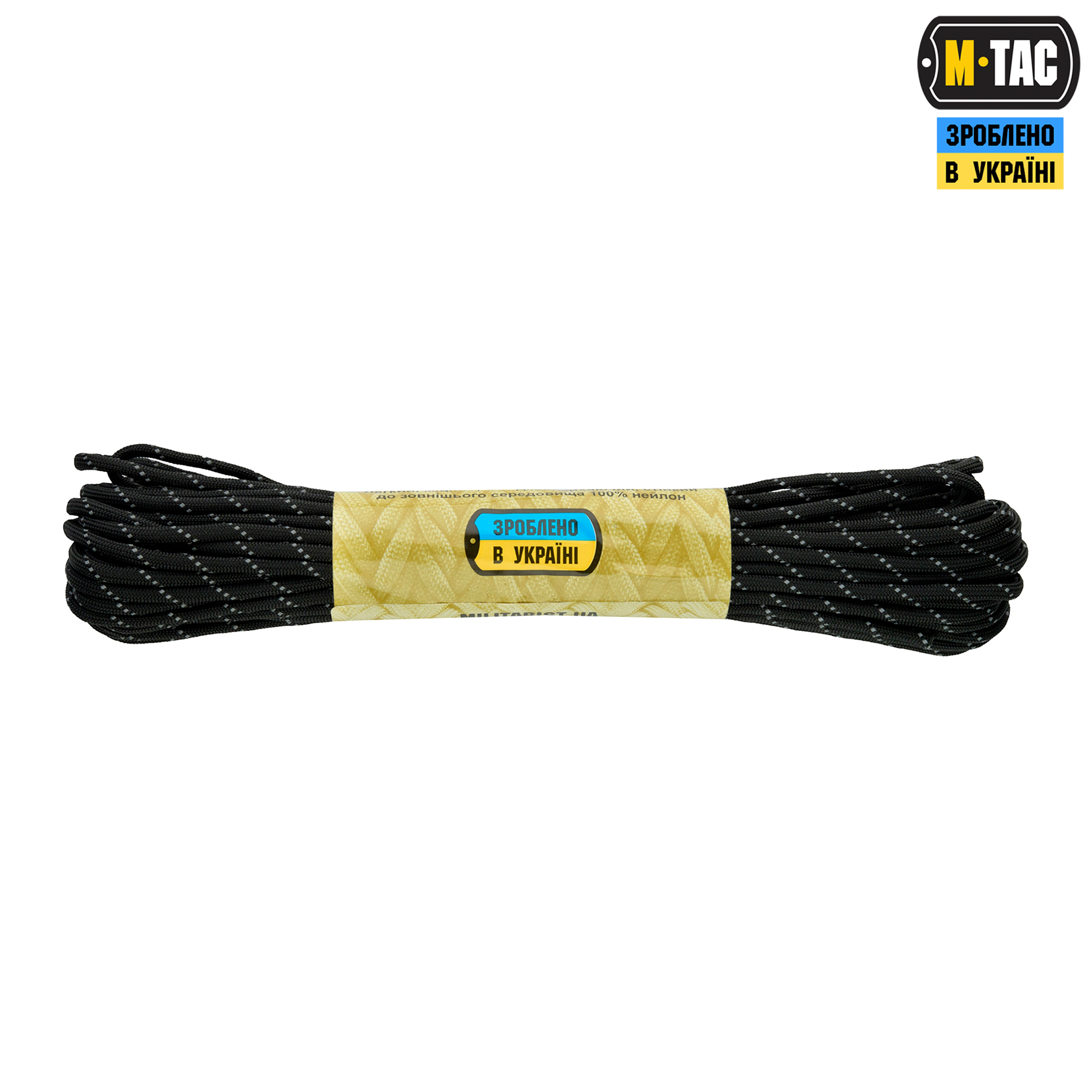 M-Tac паракорд Reflective Traser Black 15м M-Tac паракорд Reflective Traser Black 15м — изображение 2