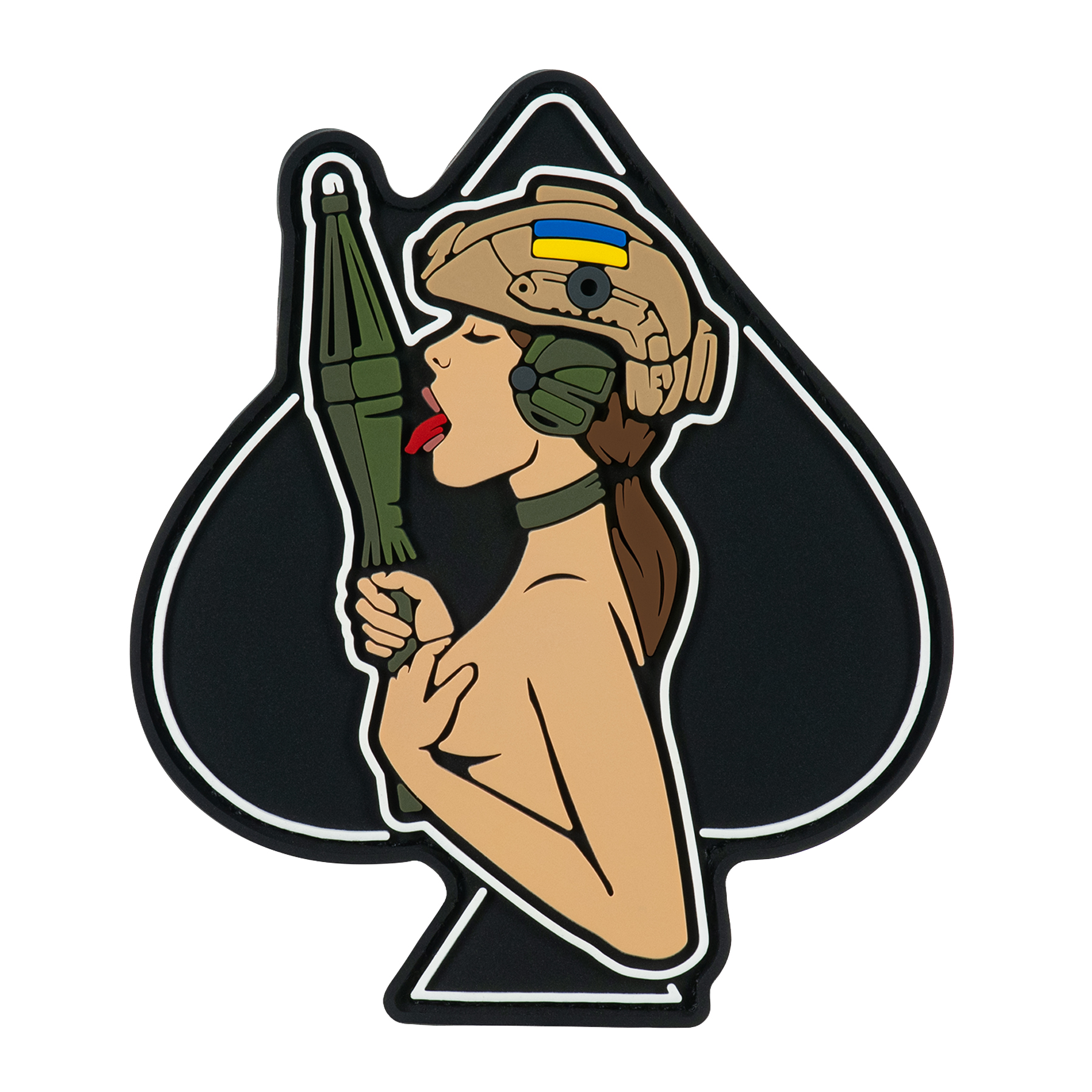 M-Tac нашивка (PVC) Піка-дівчина brunet M-Tac нашивка (PVC) Піка-дівчина brunet