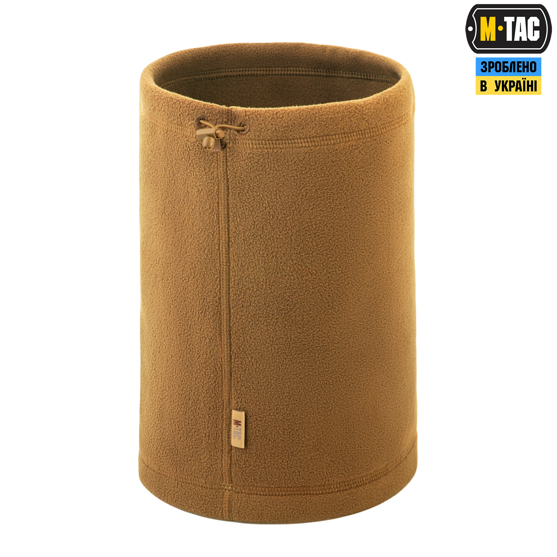 M-Tac шарф-труба Elite короткий з затяжкою фліс (320г/м2) Coyote Brown M-Tac шарф-труба Elite короткий з затяжкою фліс (320г/м2) Coyote Brown — изображение 3
