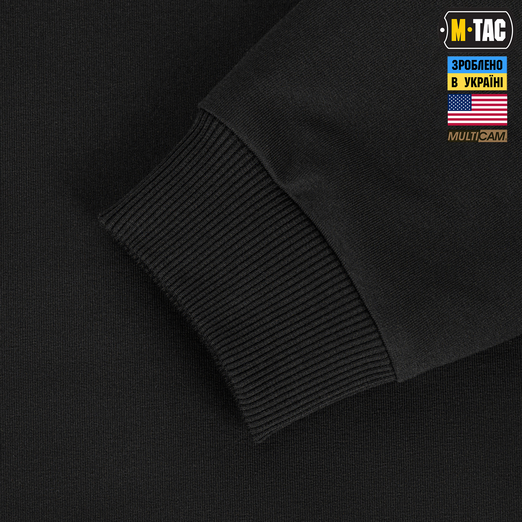 M-Tac кофта Hoodie Combat Black Multicam M-Tac кофта Hoodie Combat Black Multicam - Зображення 7