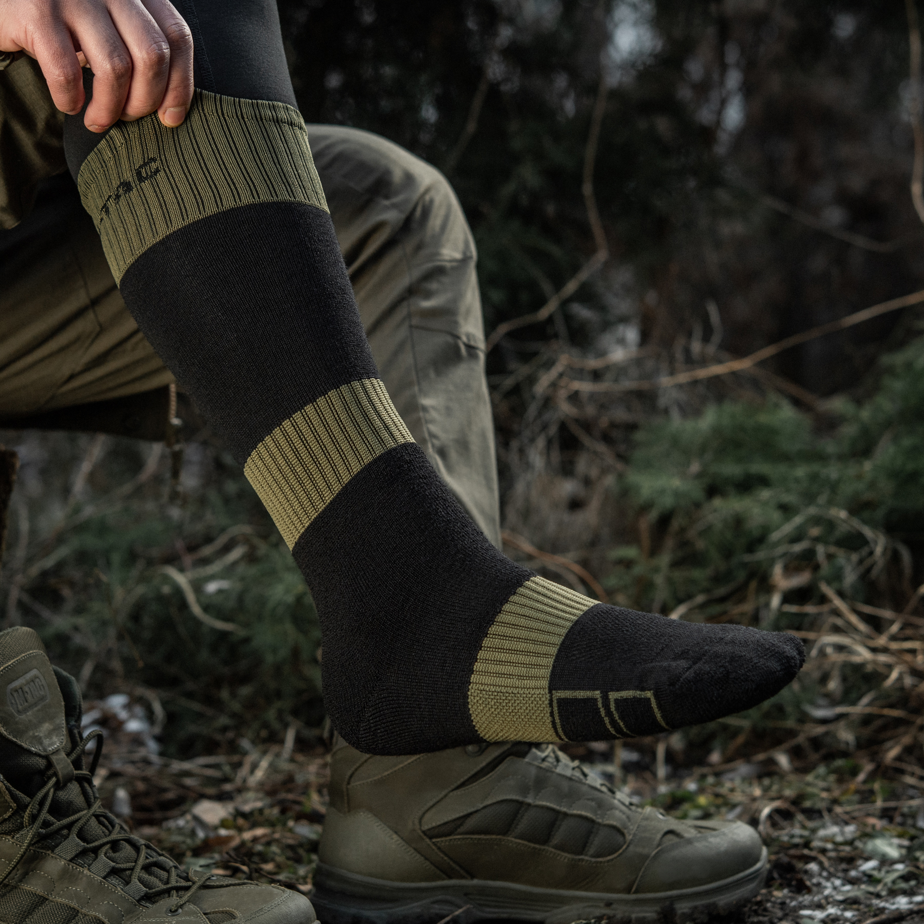 M-Tac шкарпетки зимові Ranger Black/Olive M-Tac шкарпетки зимові Ranger Black/Olive - Зображення 7
