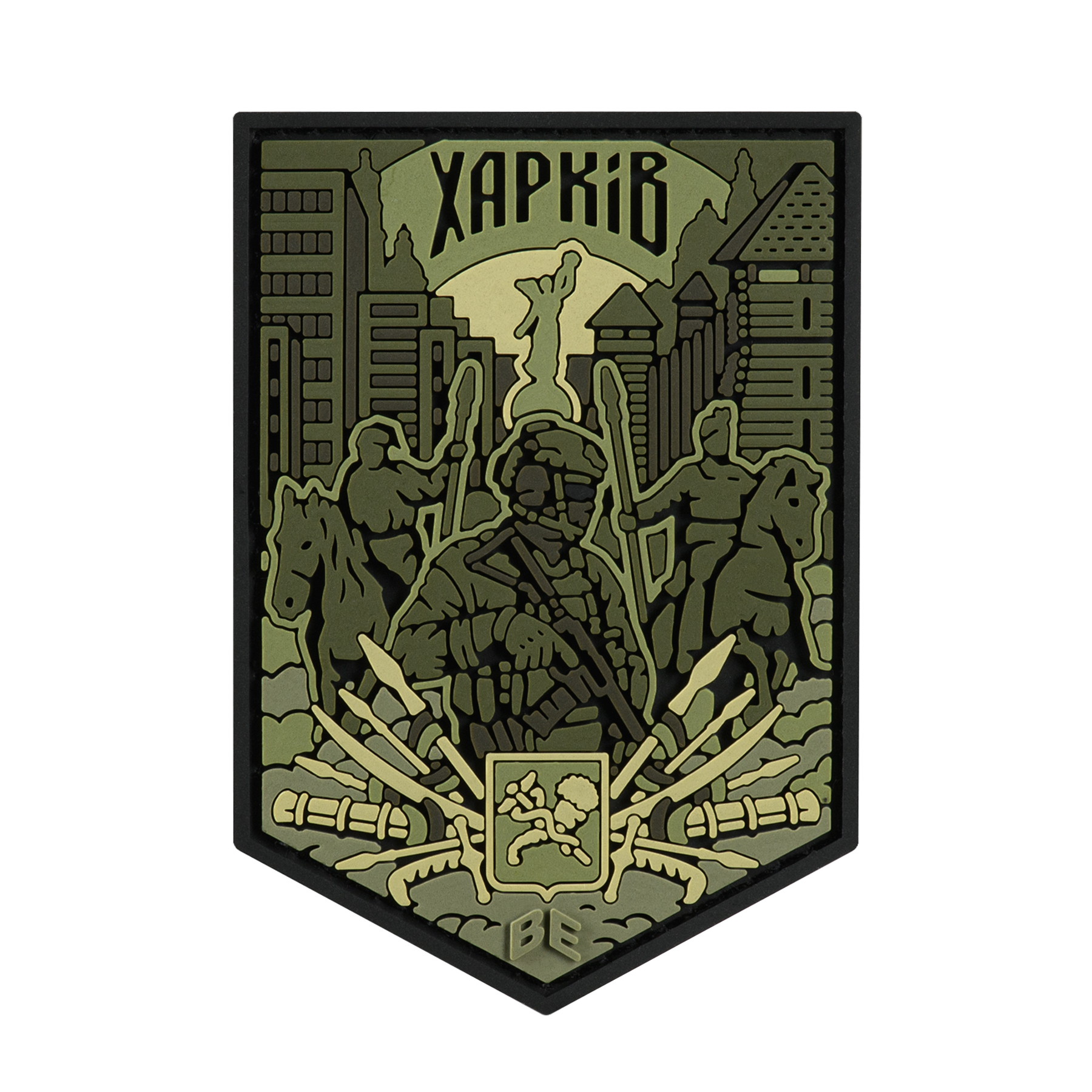 Brand Element нашивка Харків PVC Olive Brand Element нашивка Харків PVC Olive