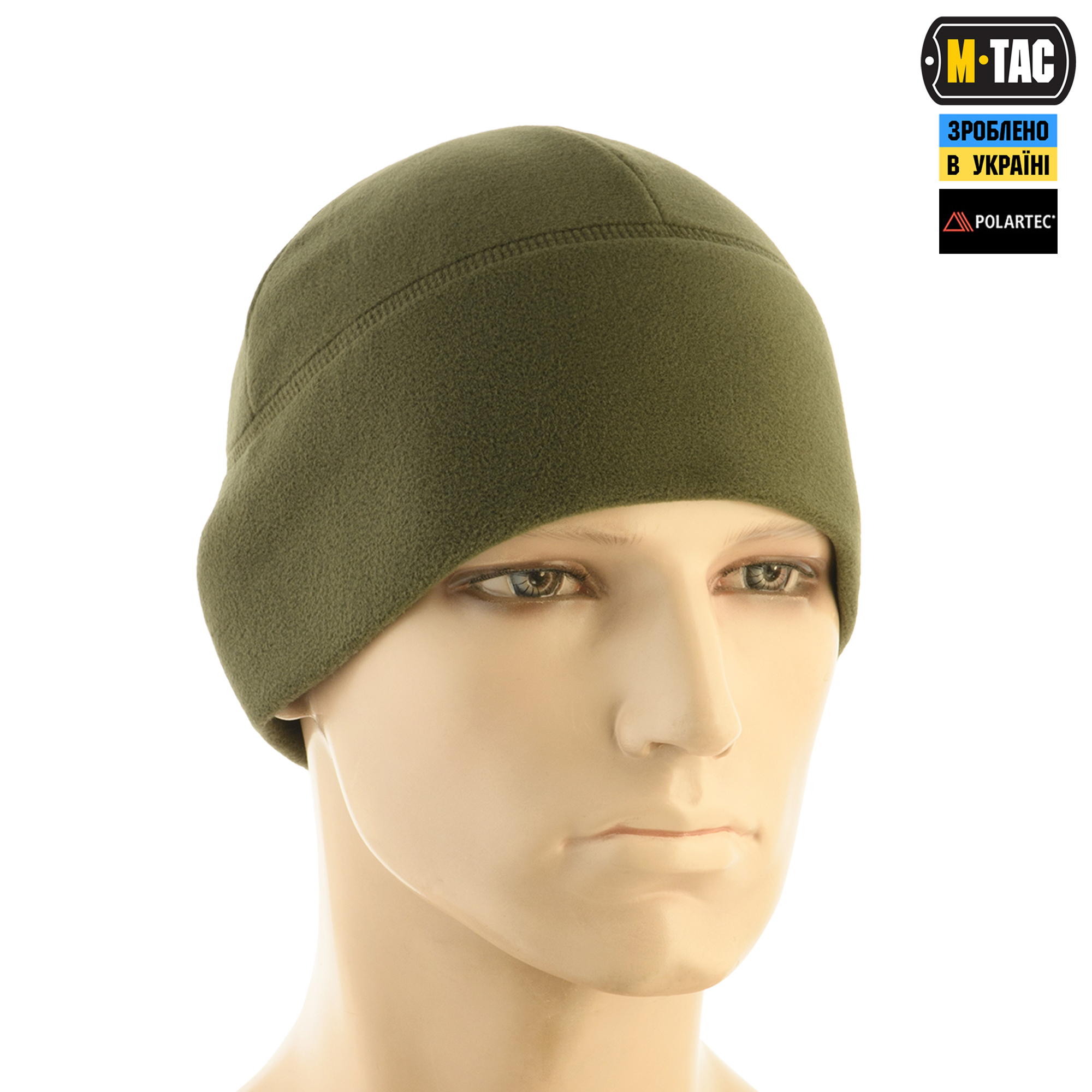 M-Tac шапка Watch Cap фліс Light Polartec Army Olive M-Tac шапка Watch Cap фліс Light Polartec Army Olive — изображение 3