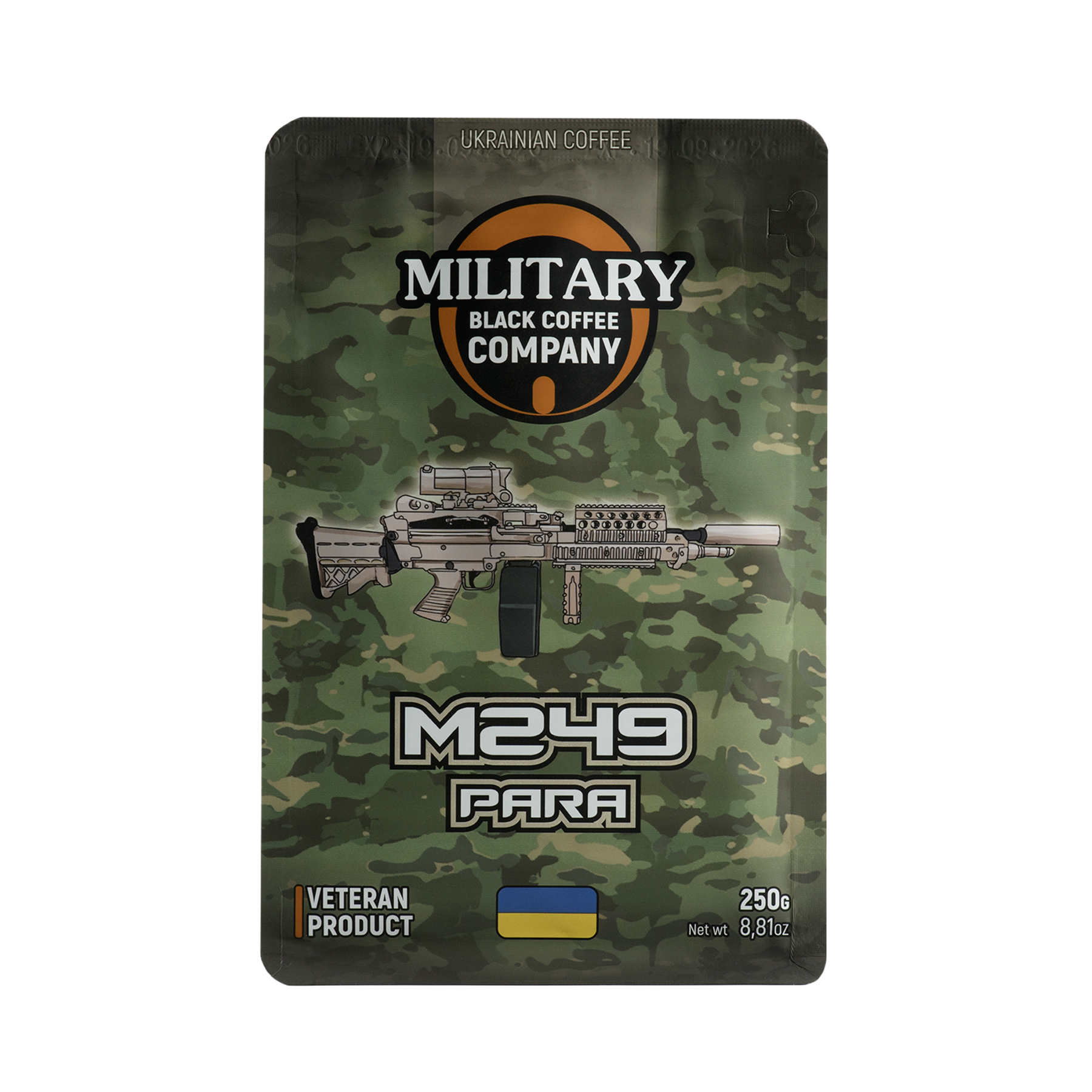 Military Black Coffee Company мелена M249-Перу Military Black Coffee Company мелена M249-Перу - Зображення 2