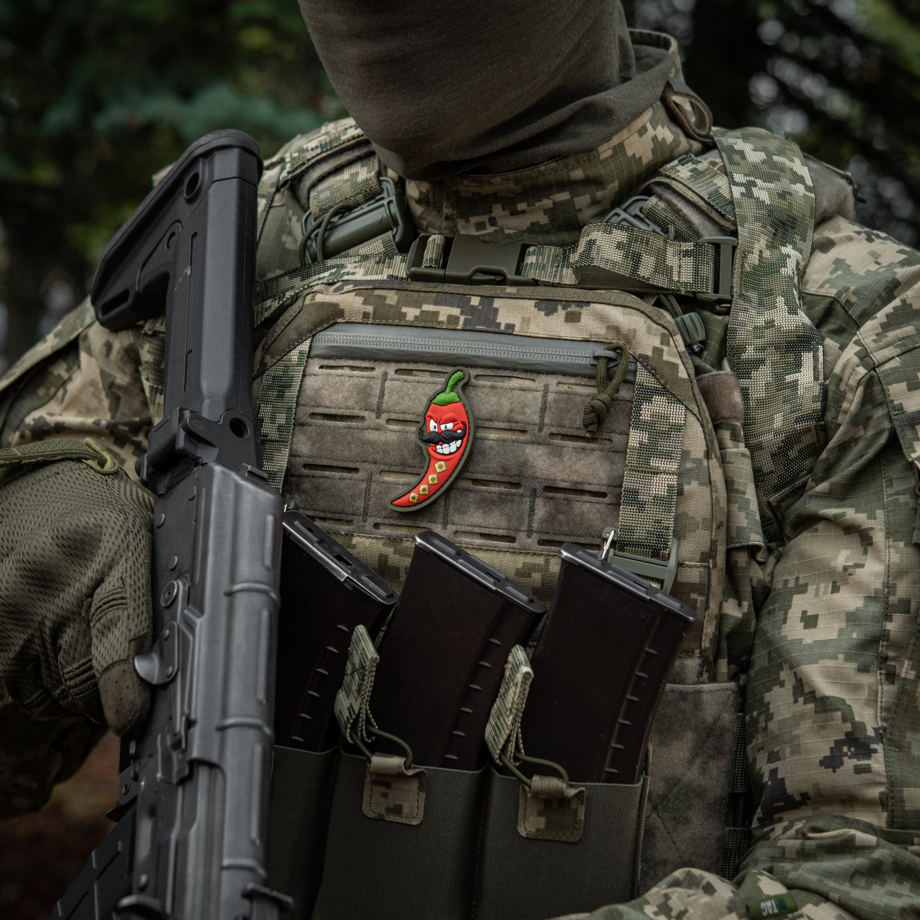 M-Tac нашивка Перчик 3D капітан (PVC) M-Tac нашивка Перчик 3D капітан (PVC) - Зображення 2