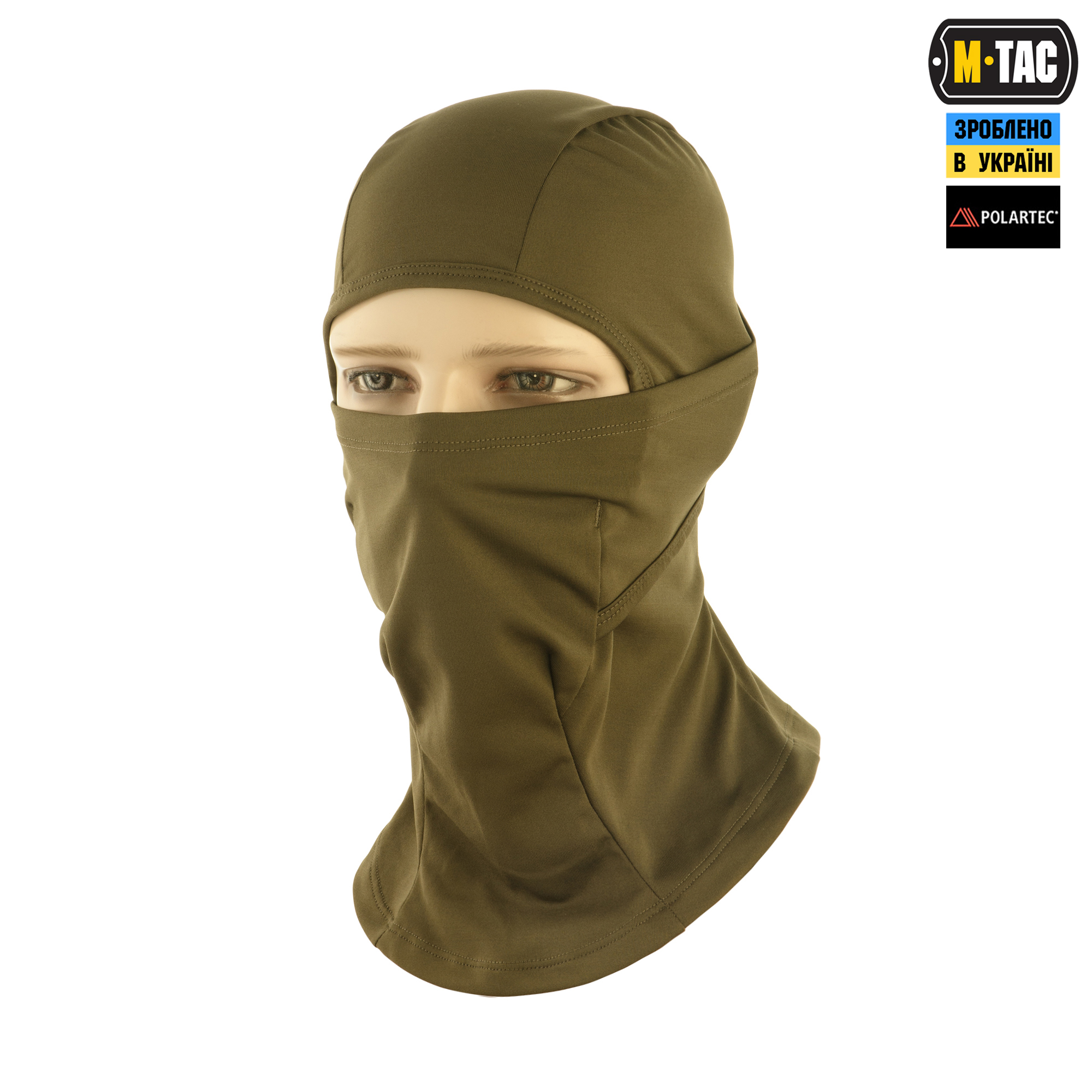 M-Tac балаклава-ніндзя потовідвідна Polartec Olive M-Tac балаклава-ніндзя потовідвідна Polartec Olive