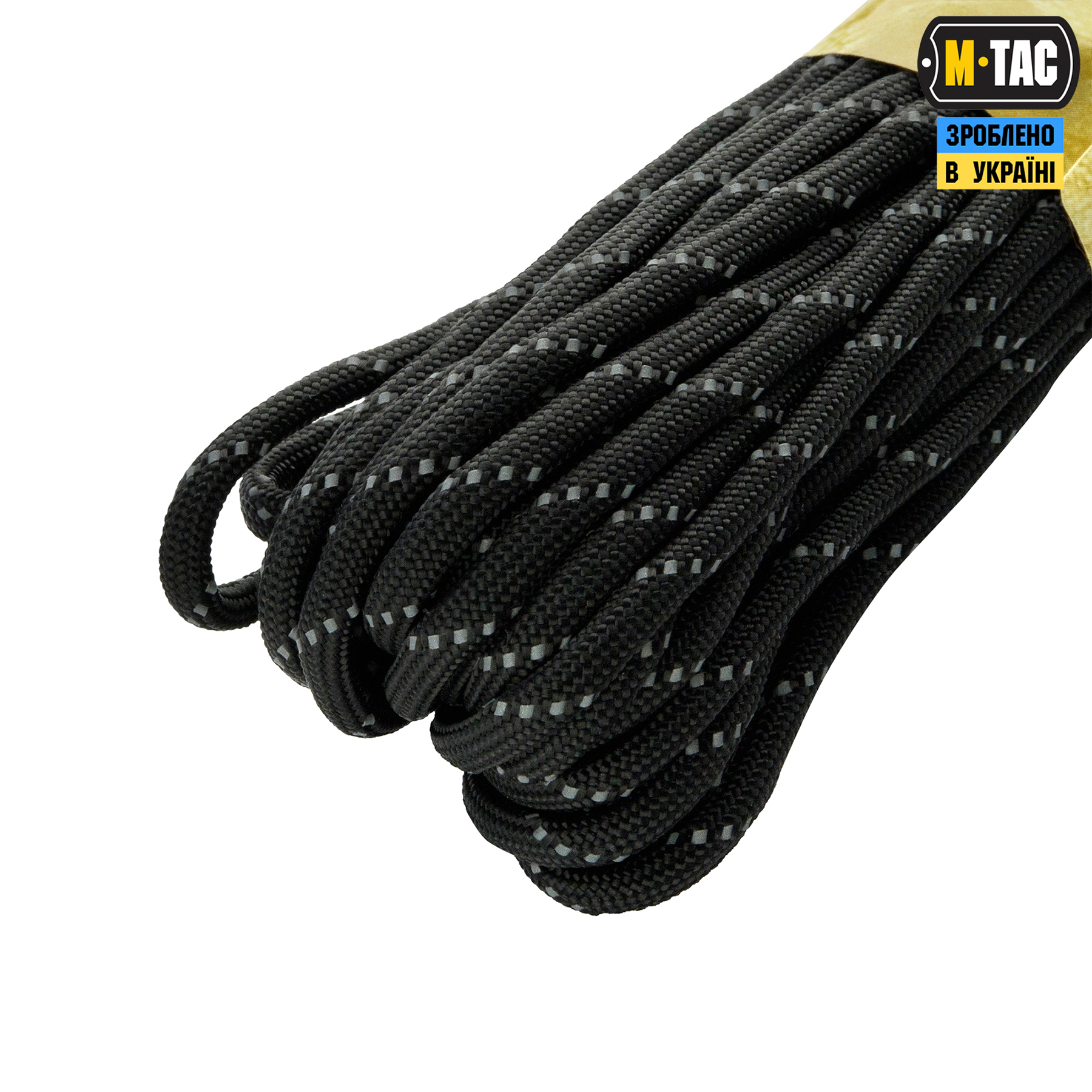 M-Tac паракорд Reflective Traser Black 15м M-Tac паракорд Reflective Traser Black 15м — изображение 3