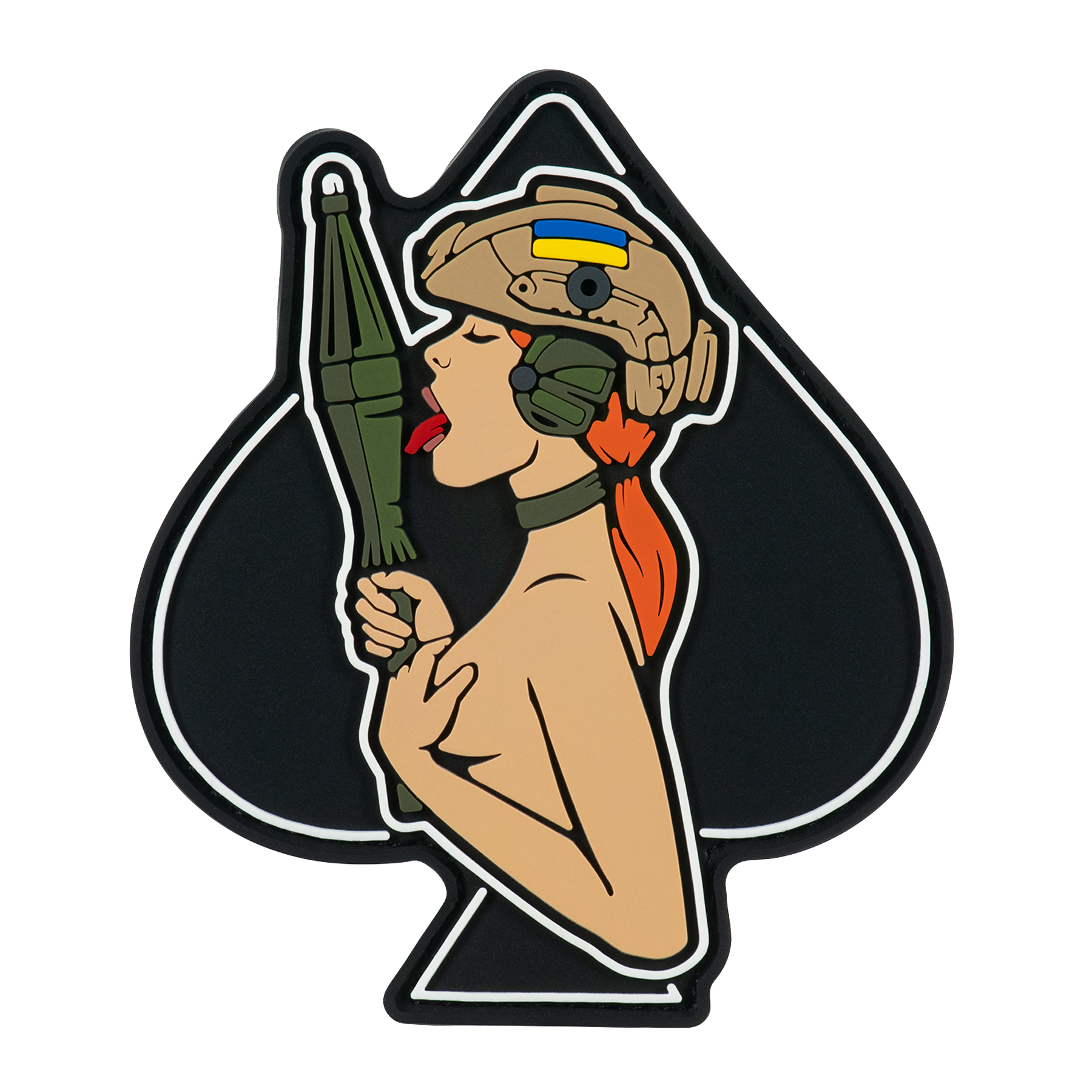 M-Tac нашивка (PVC) Піка-дівчина redhead M-Tac нашивка (PVC) Піка-дівчина redhead