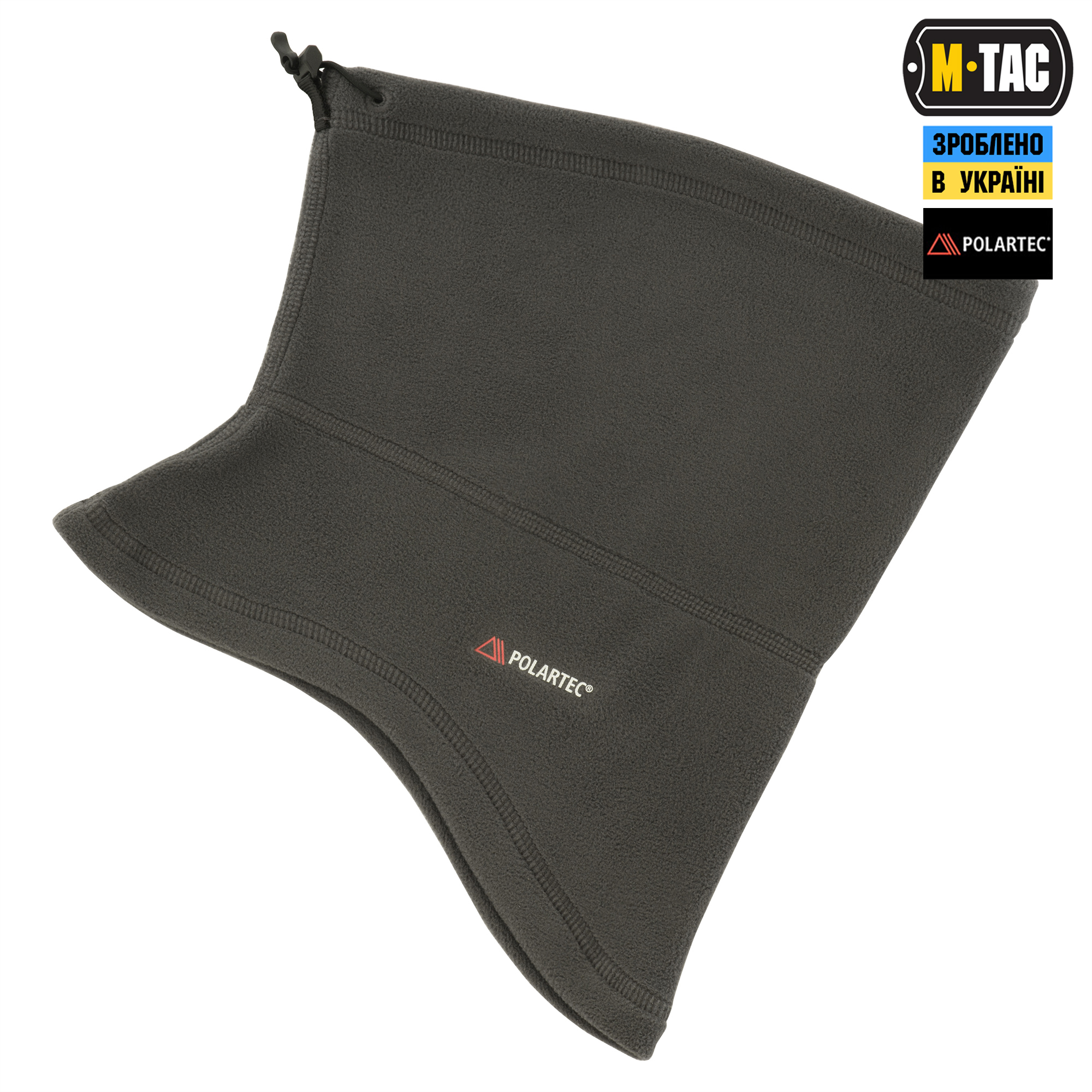 M-Tac шарф-труба анатомічний з затяжкою Polartec Dark Grey M-Tac шарф-труба анатомічний з затяжкою Polartec Dark Grey - Зображення 3