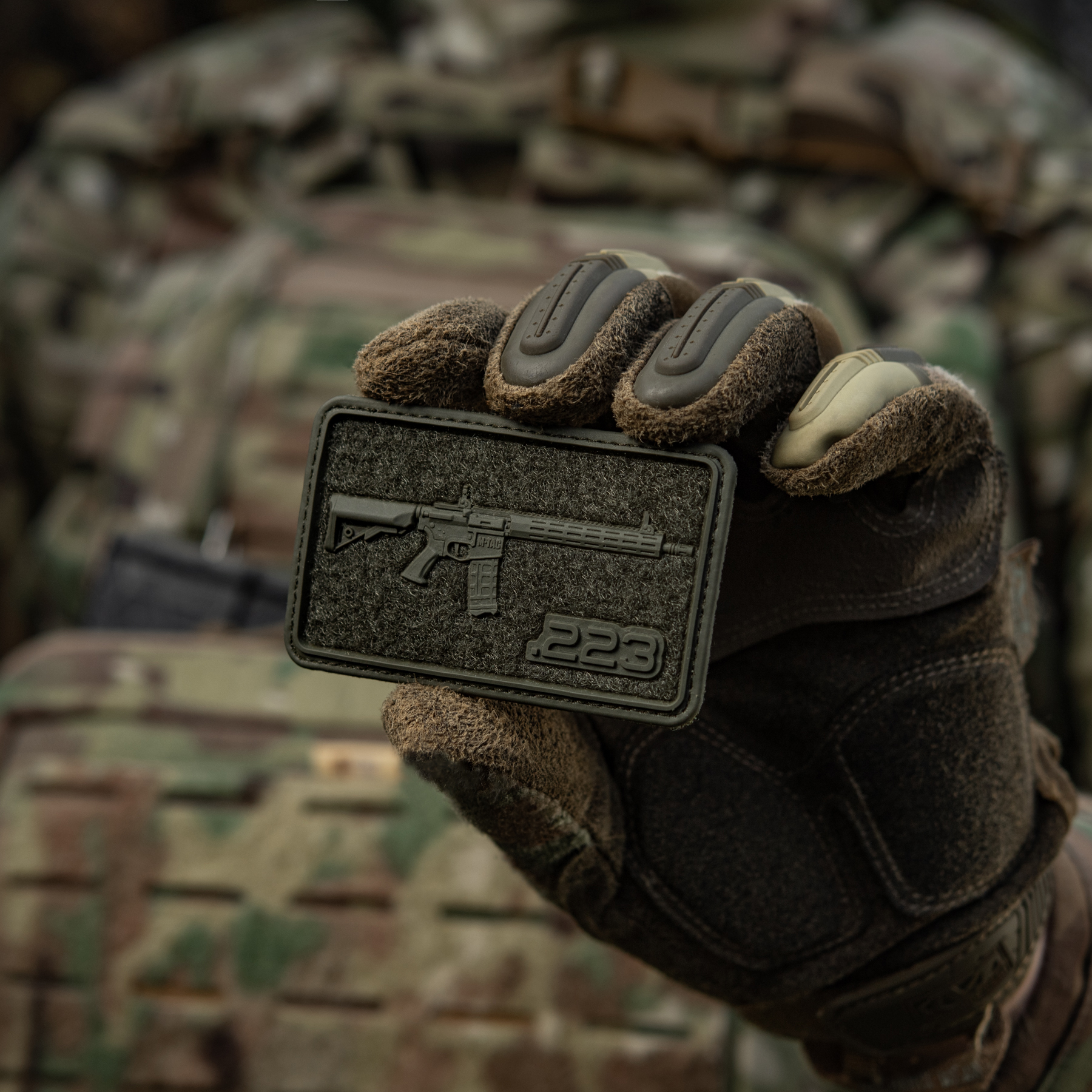M-Tac нашивка AR-15 Velcro/PVC Ranger Green M-Tac нашивка AR-15 Velcro/PVC Ranger Green — изображение 3