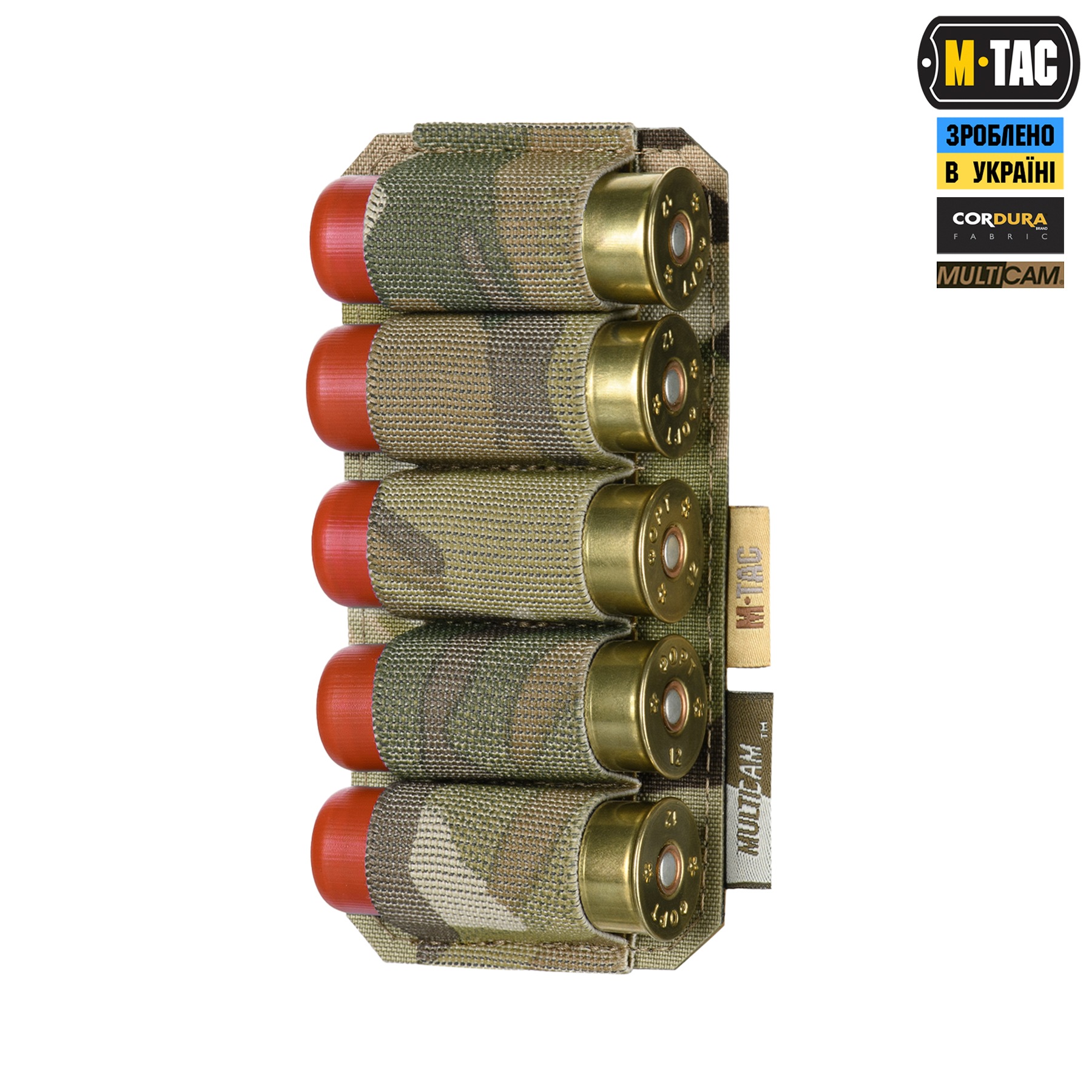 M-Tac Патронташ на липучці для набоїв 12 калібру Multicam M-Tac Патронташ на липучці для набоїв 12 калібру Multicam - Зображення 5