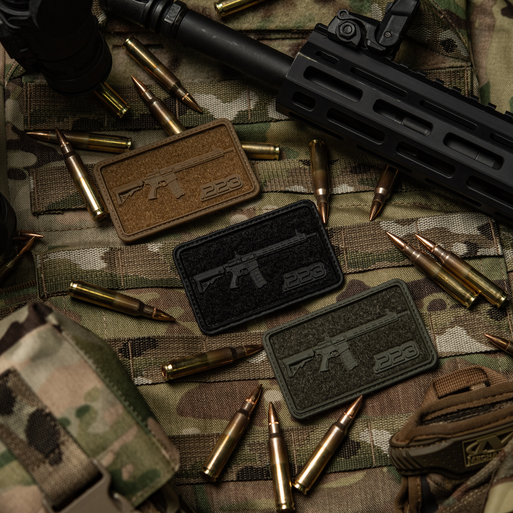 M-Tac нашивка AR-15 Velcro/PVC Ranger Green M-Tac нашивка AR-15 Velcro/PVC Ranger Green — изображение 2