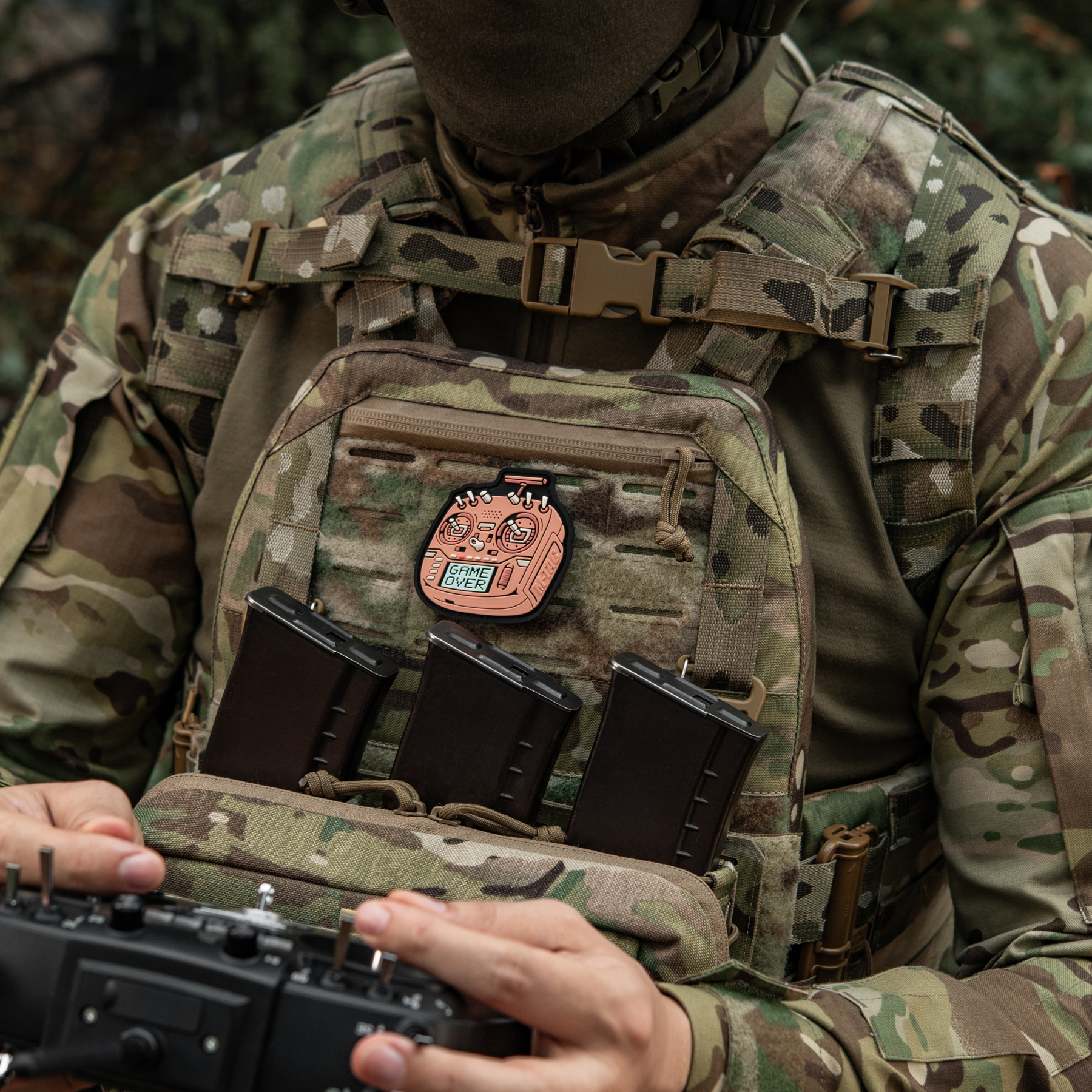 M-Tac нашивка пульт FPV рожевий (PVC) M-Tac нашивка пульт FPV рожевий (PVC) - Зображення 2