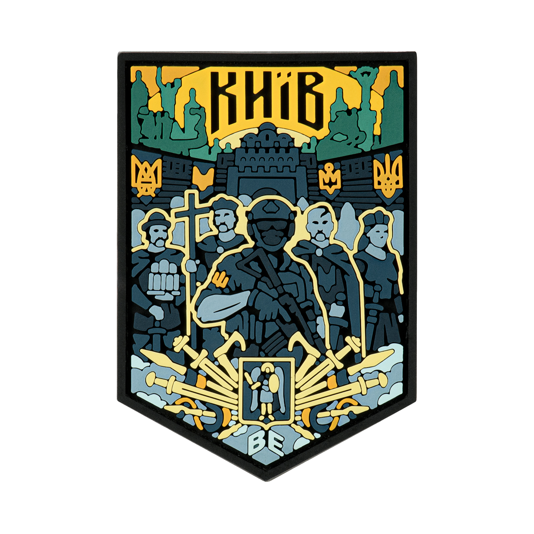 Brand Element нашивка Київ тип.2 PVC fullcolor Brand Element нашивка Київ тип.2 PVC fullcolor