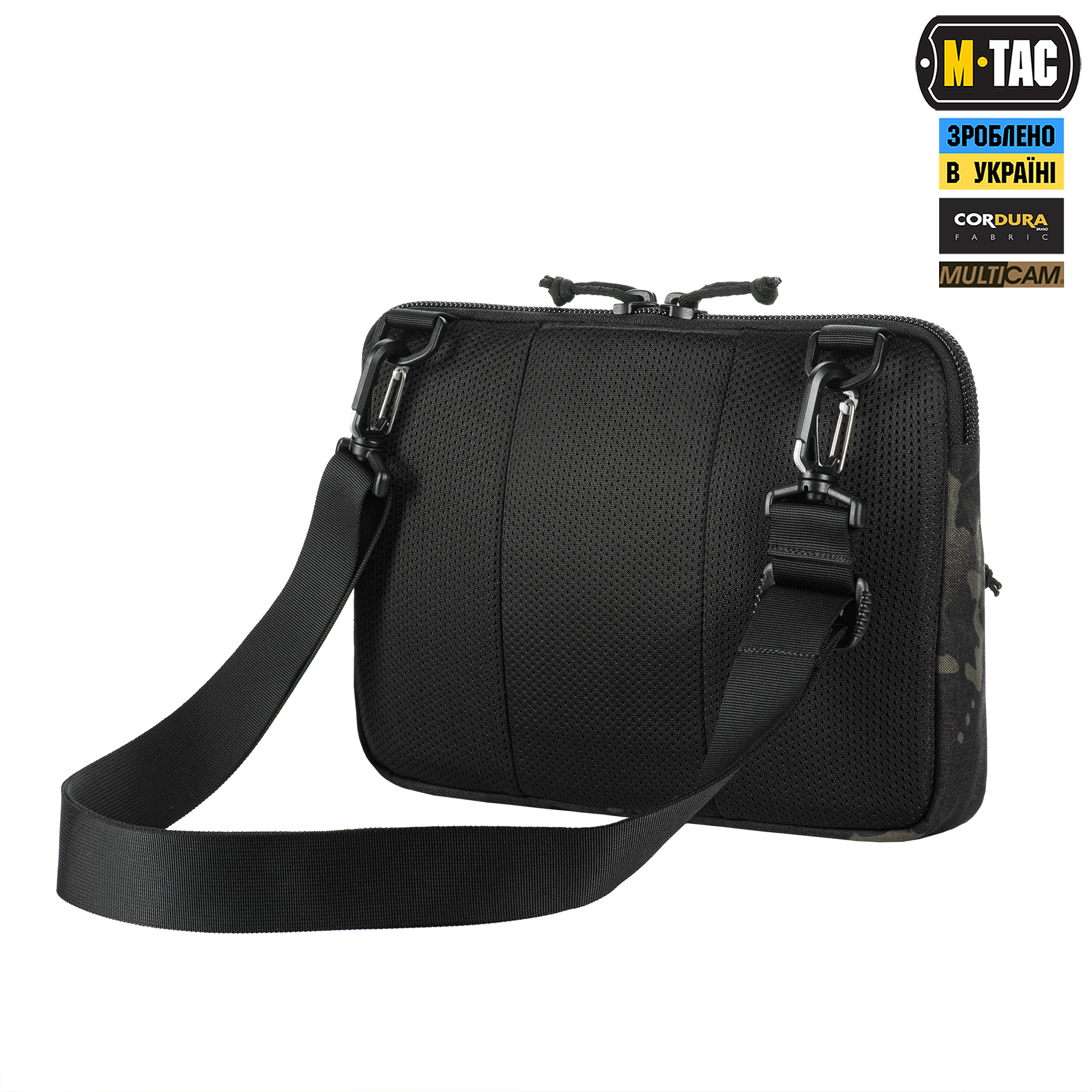 M-Tac сумка Admin Bag Medium Elite з липучкою Multicam Black/Black M-Tac сумка Admin Bag Medium Elite з липучкою Multicam Black/Black - Зображення 4