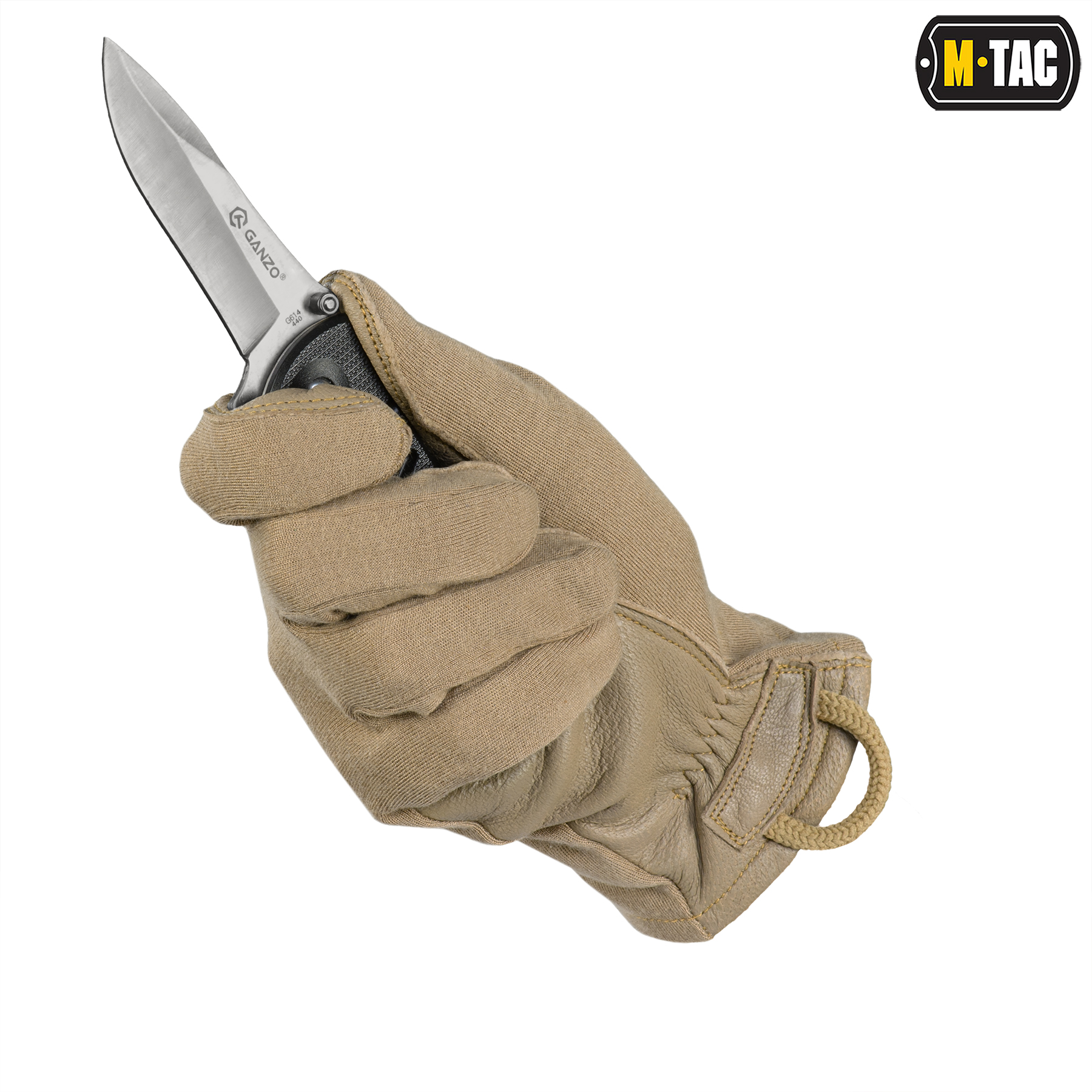 M-Tac рукавички Nomex Sport Leather Coyote M-Tac рукавички Nomex Sport Leather Coyote - Зображення 5
