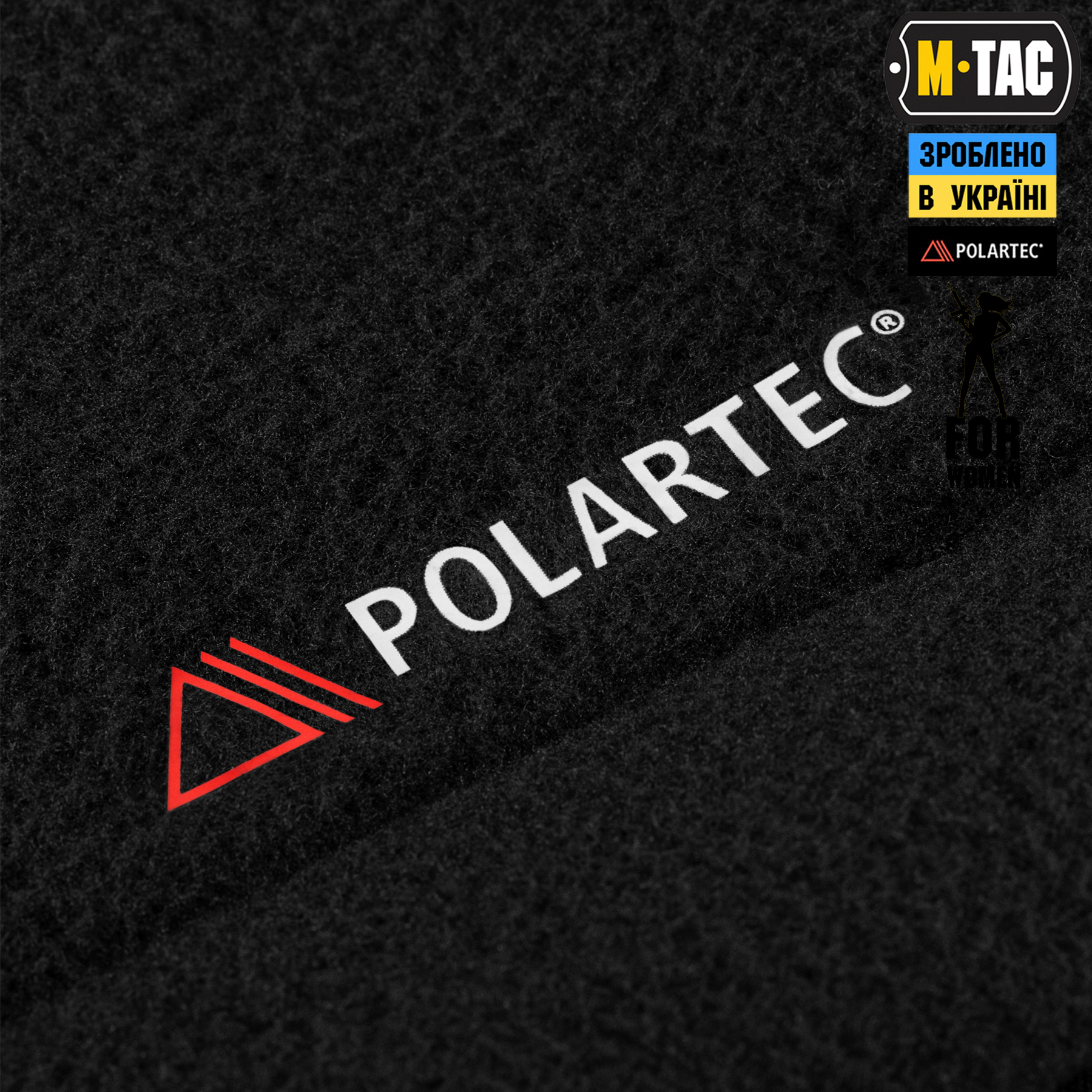 M-Tac куртка Combat Fleece Polartec Jacket Lady Black M-Tac куртка Combat Fleece Polartec Jacket Lady Black - Зображення 5