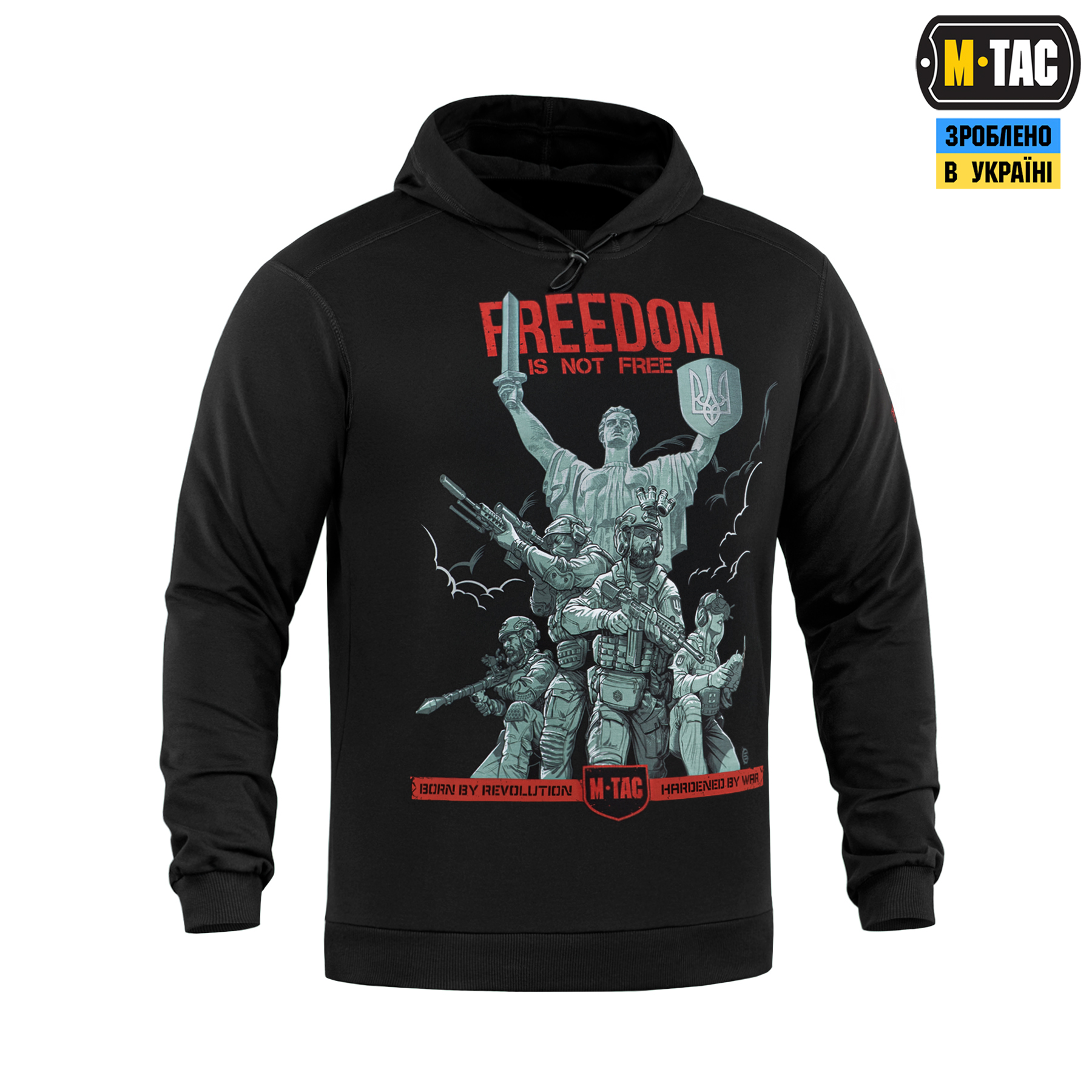 M-Tac кофта Hoodie Freedom Black M-Tac кофта Hoodie Freedom Black - Зображення 3