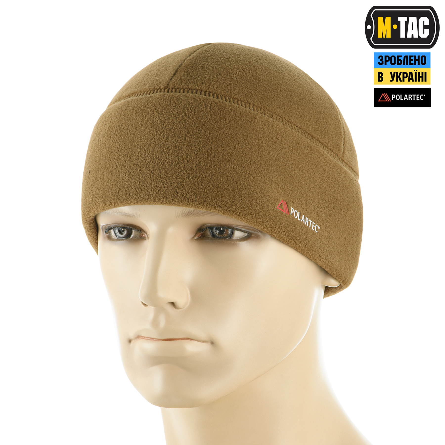 M-Tac шапка Watch Cap фліс Polartec Coyote Brown M-Tac шапка Watch Cap фліс Polartec Coyote Brown