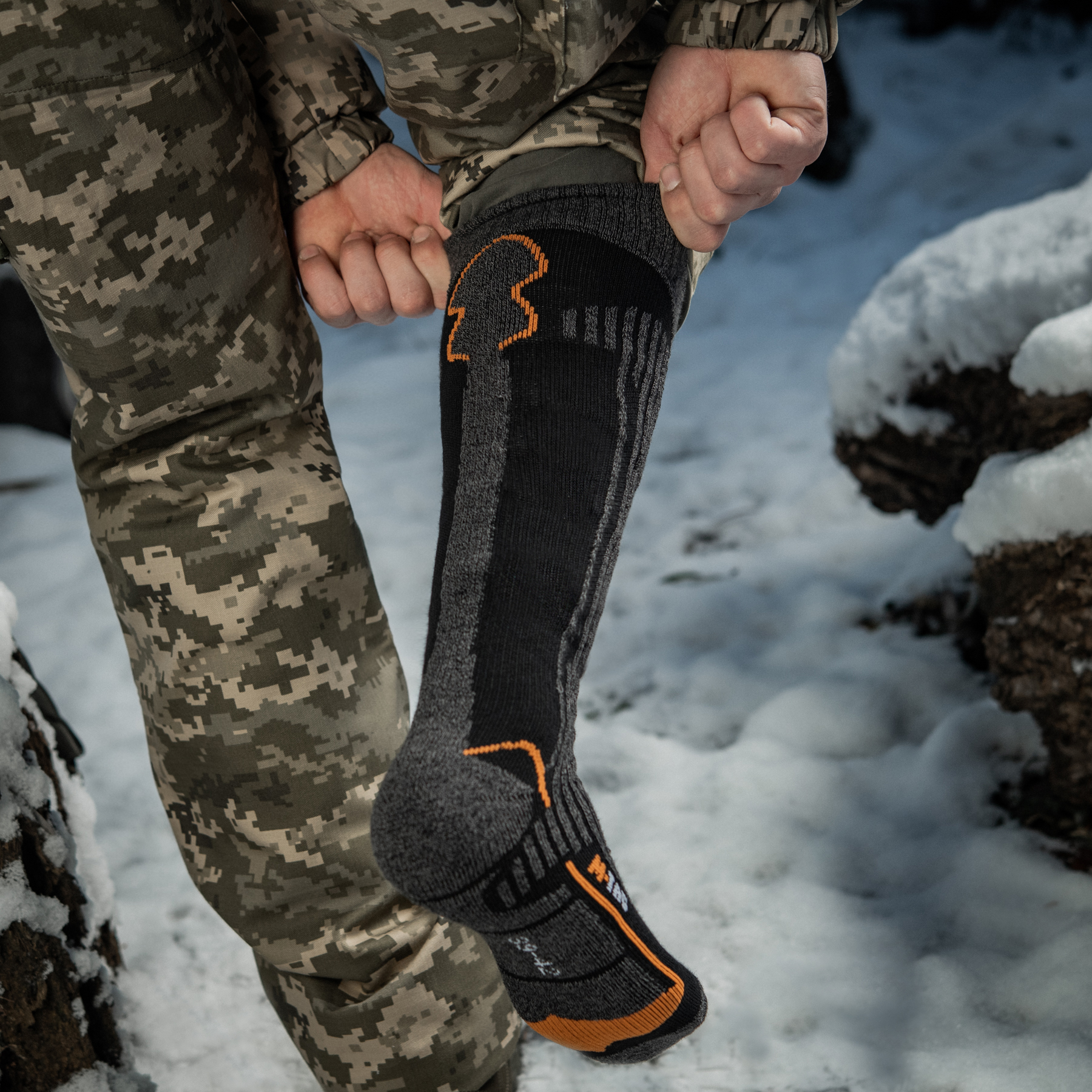 M-Tac шкарпетки Coolmax 75% Long Black M-Tac шкарпетки Coolmax 75% Long Black - Зображення 13