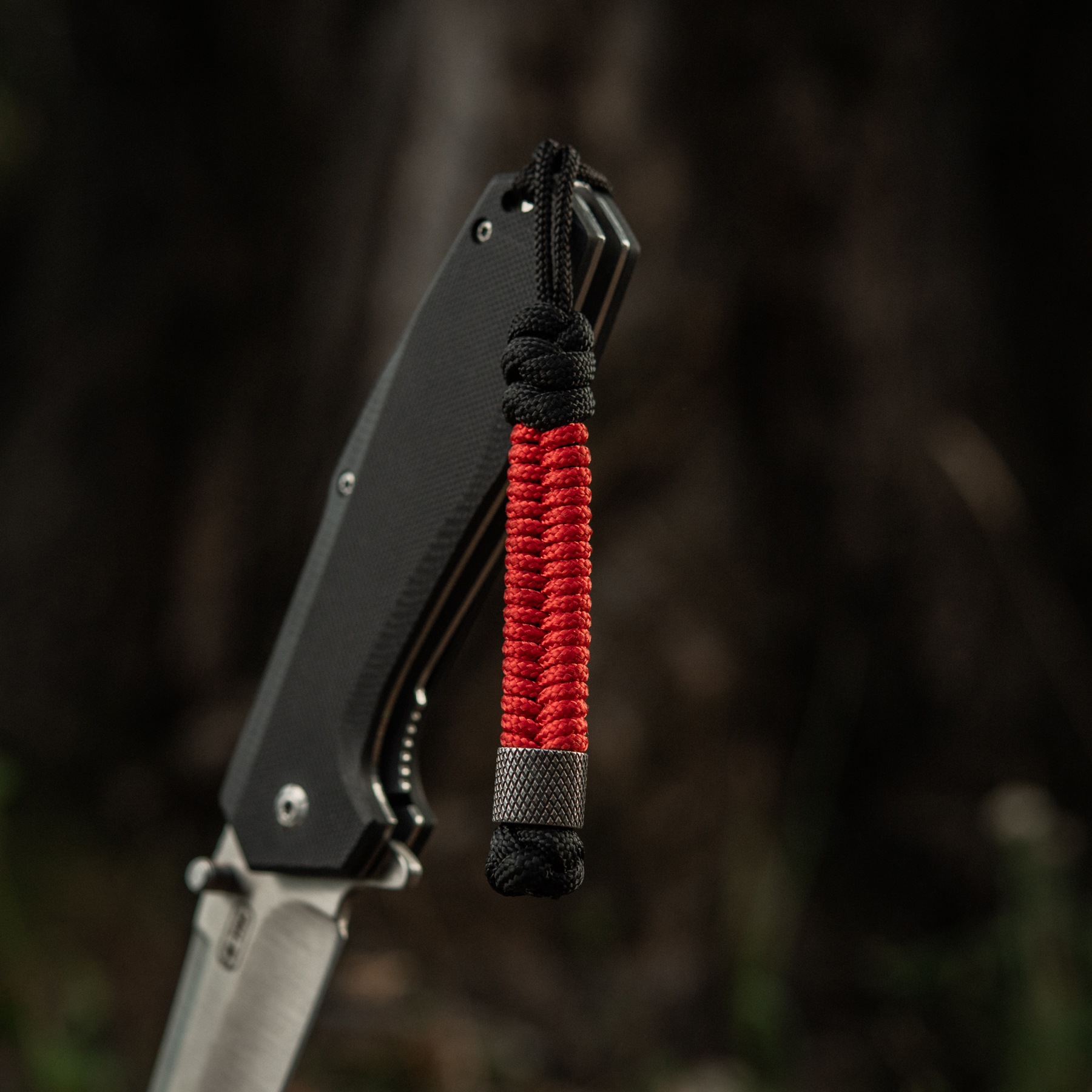 M-Tac темляк Fish&Cylindre Steel Black&Red M-Tac темляк Fish&Cylindre Steel Black&Red - Зображення 6