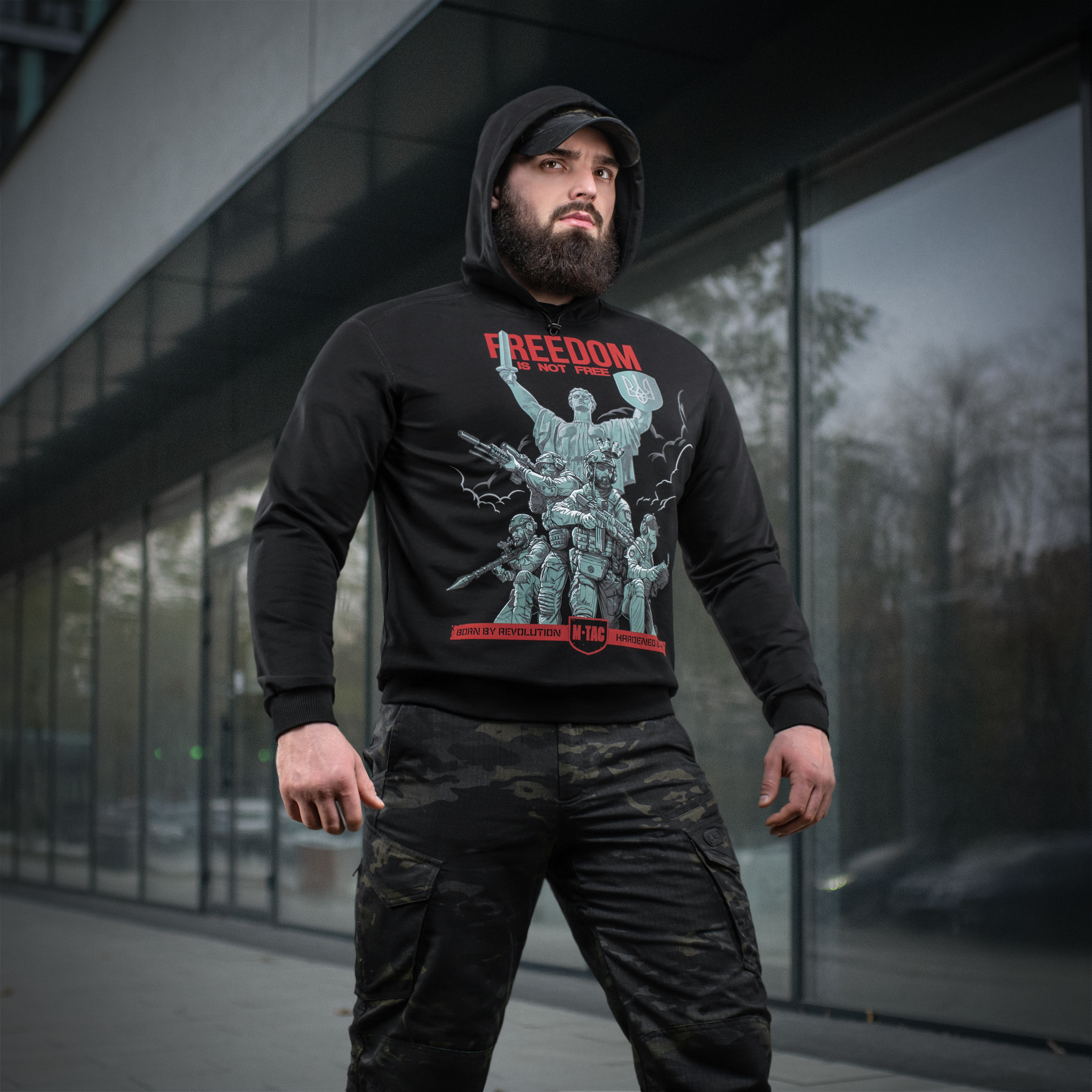 M-Tac кофта Hoodie Freedom Black M-Tac кофта Hoodie Freedom Black - Зображення 11