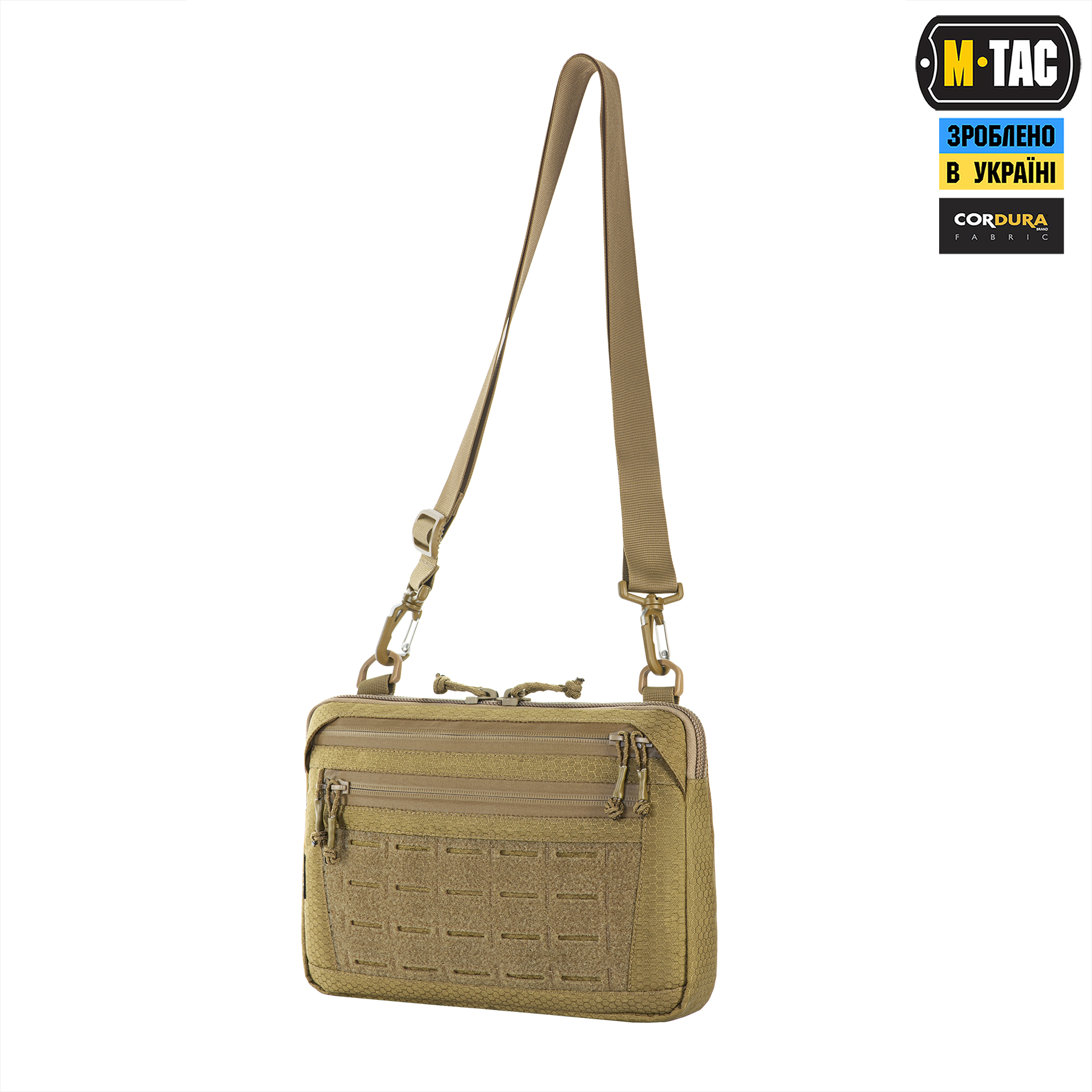 M-Tac сумка Admin Bag Medium Elite з липучкою Hex Coyote M-Tac сумка Admin Bag Medium Elite з липучкою Hex Coyote — изображение 5