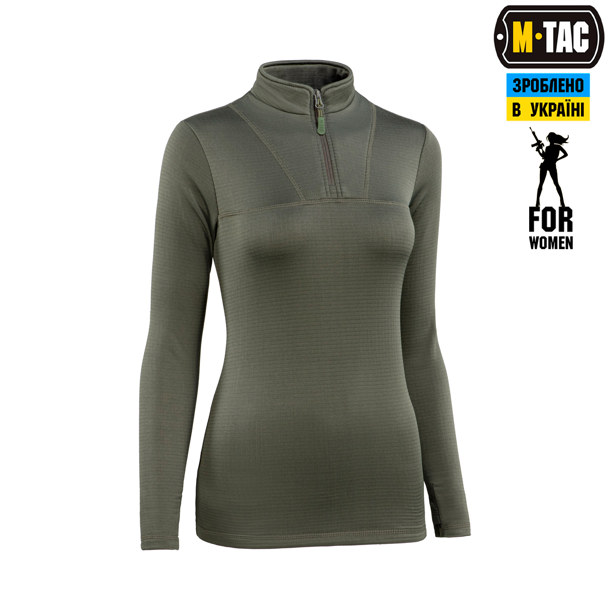 M-Tac термосорочка фліс Delta Level 2 Lady Army Olive M-Tac термосорочка фліс Delta Level 2 Lady Army Olive — изображение 3