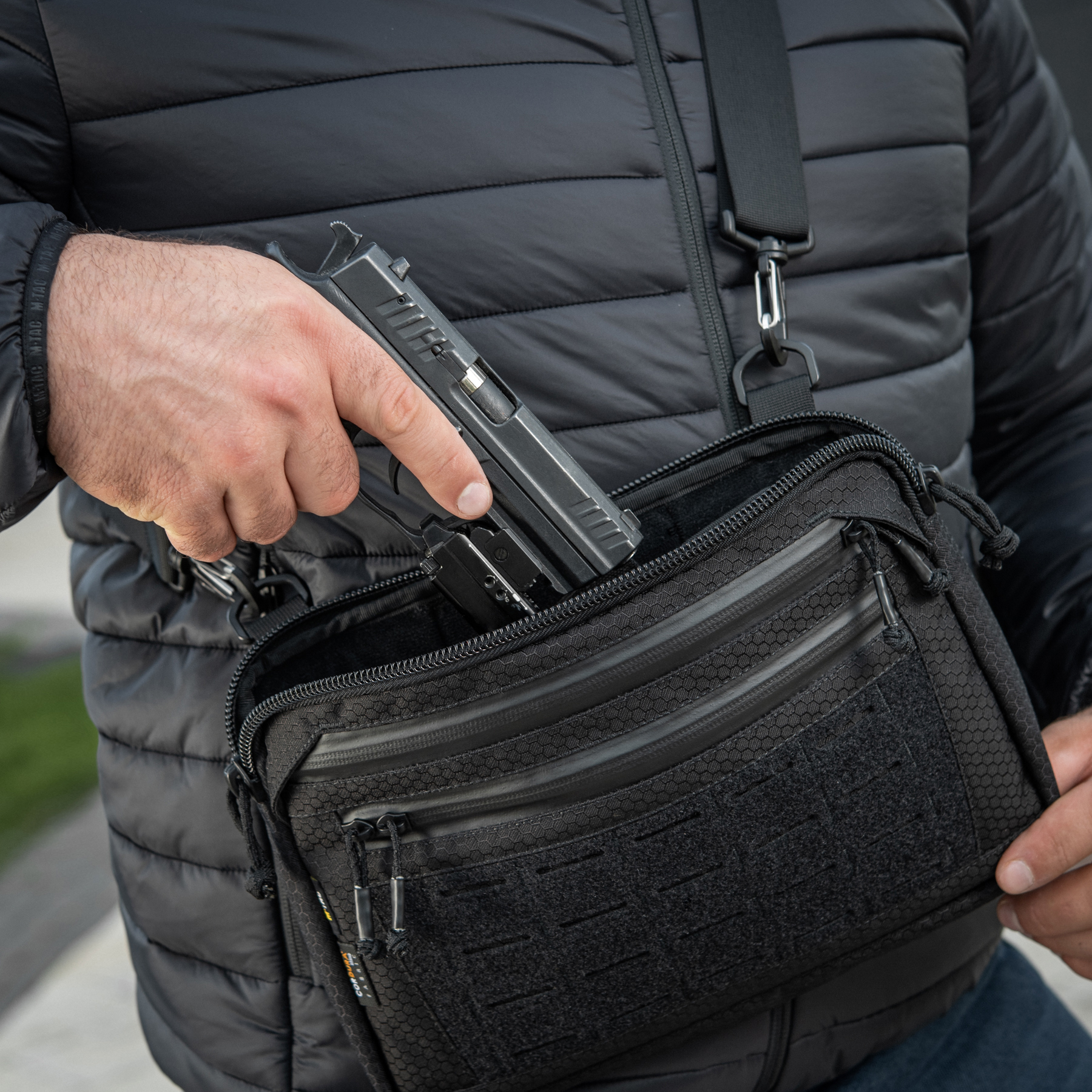 M-Tac сумка Admin Bag Medium Elite з липучкою Hex Black M-Tac сумка Admin Bag Medium Elite з липучкою Hex Black — изображение 29
