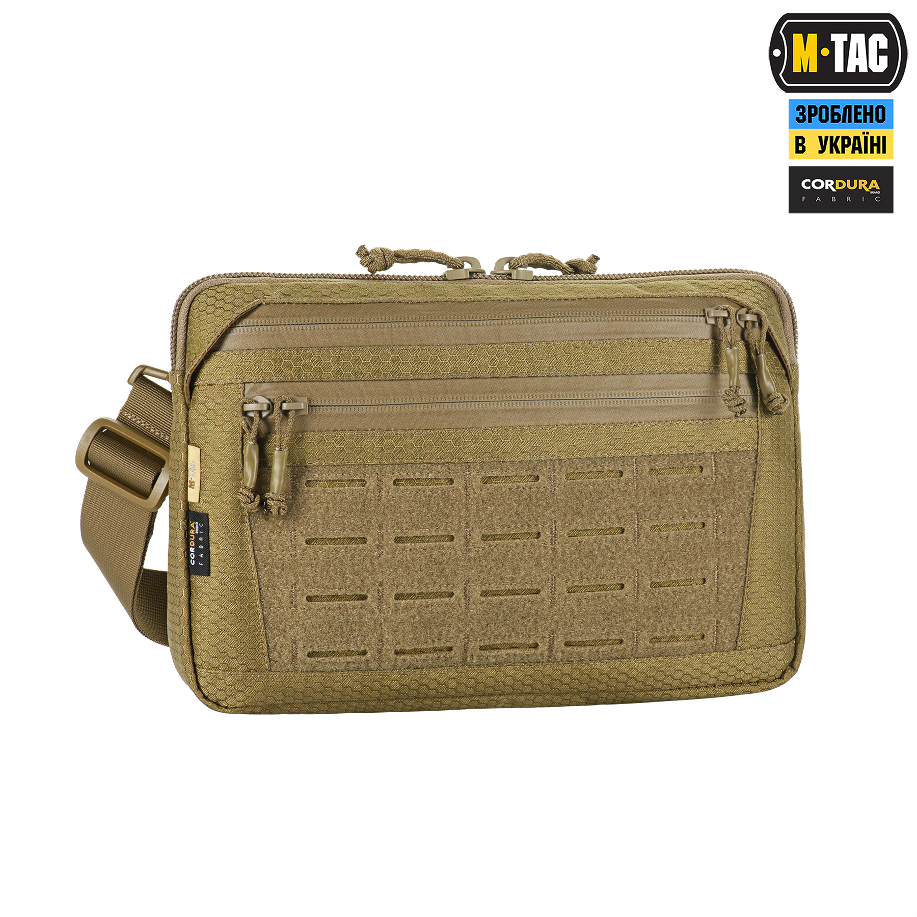 M-Tac сумка Admin Bag Medium Elite з липучкою Hex Coyote M-Tac сумка Admin Bag Medium Elite з липучкою Hex Coyote — изображение 3