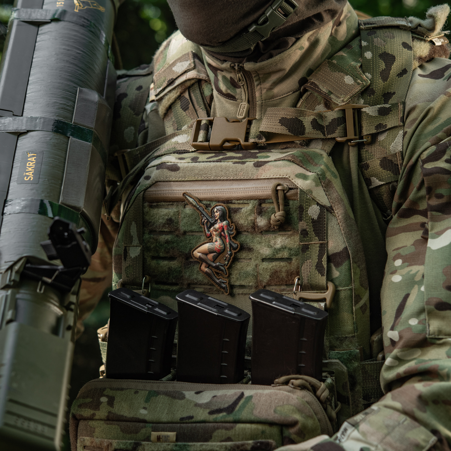 M-Tac нашивка Tactical girl №9 RPG PVC M-Tac нашивка Tactical girl №9 RPG PVC — изображение 2