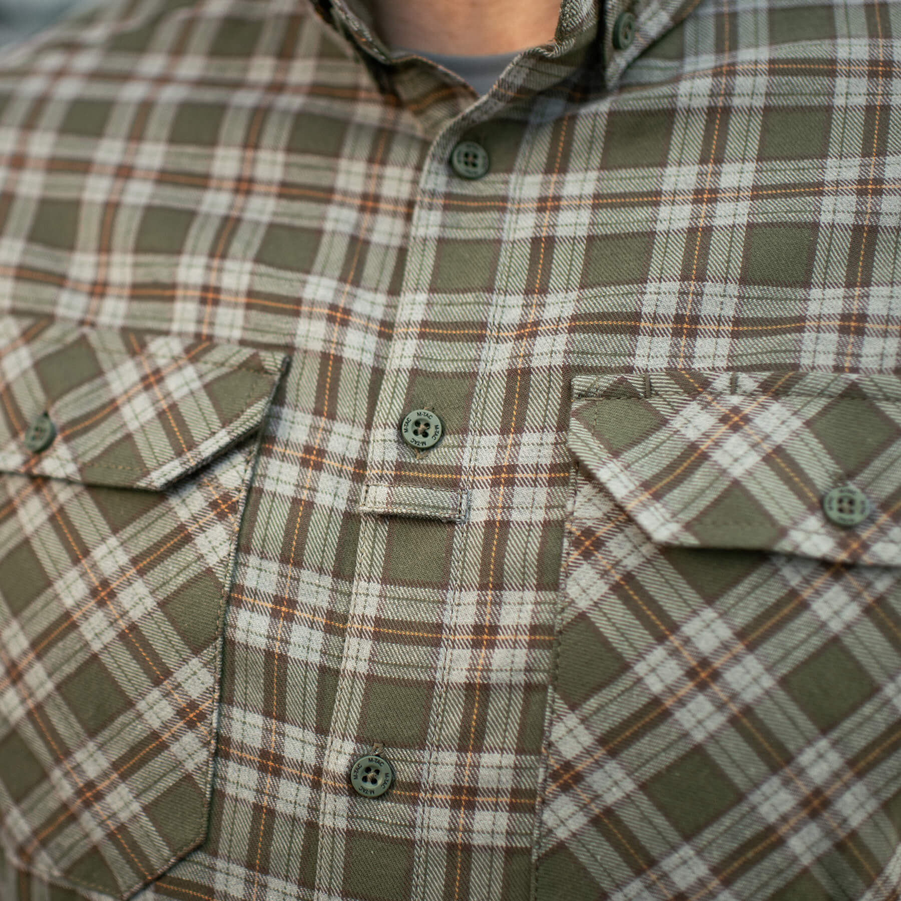 M-Tac сорочка Lumberjack Cotton Shirt Olive/Grey M-Tac сорочка Lumberjack Cotton Shirt Olive/Grey - Зображення 20