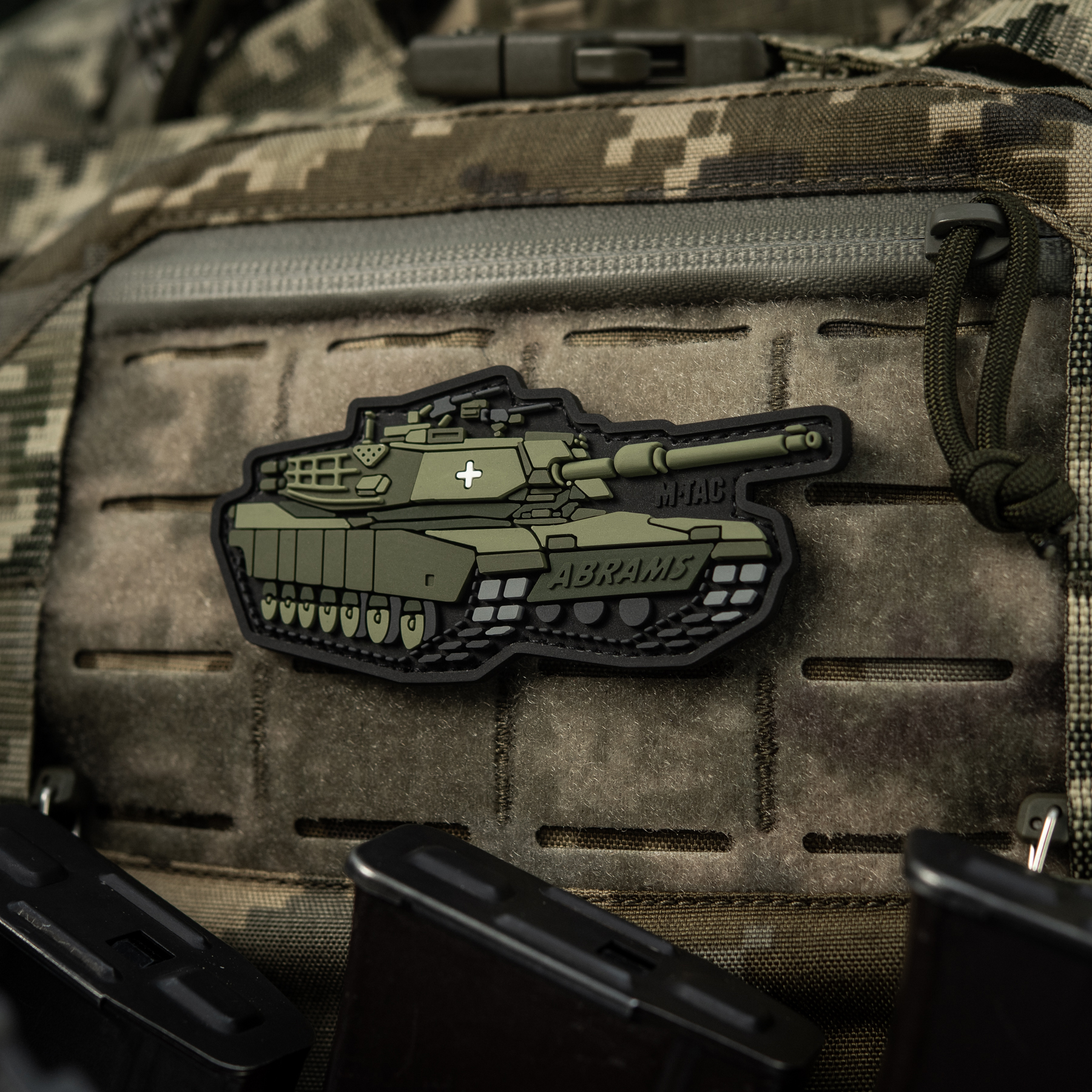 M-Tac нашивка ABRAMS (PVC) olive M-Tac нашивка ABRAMS (PVC) olive - Зображення 3